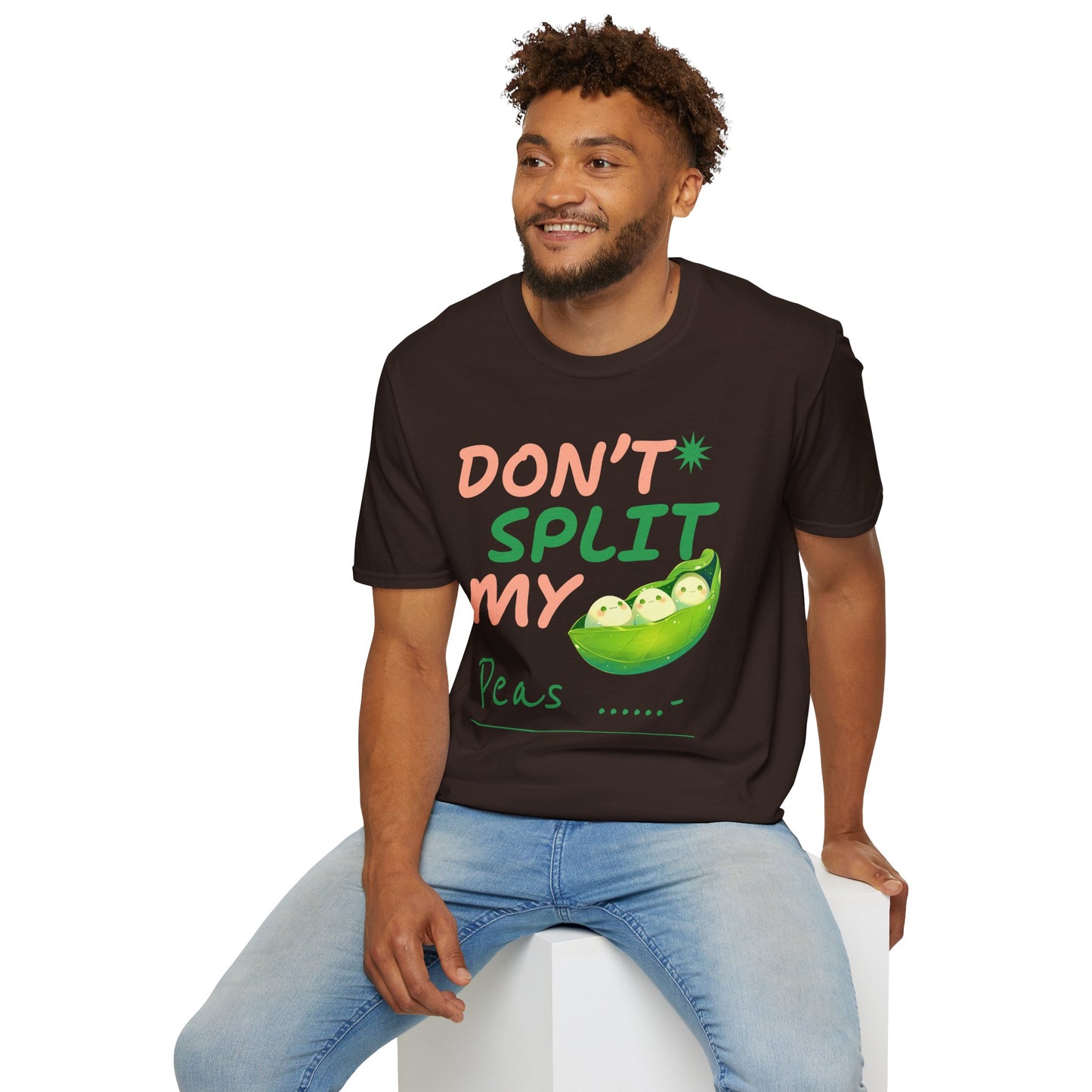 Food Tees, Funny Food T Shirts, Funny T Shirts, Shirt with Vegetables, Shirt with Peas