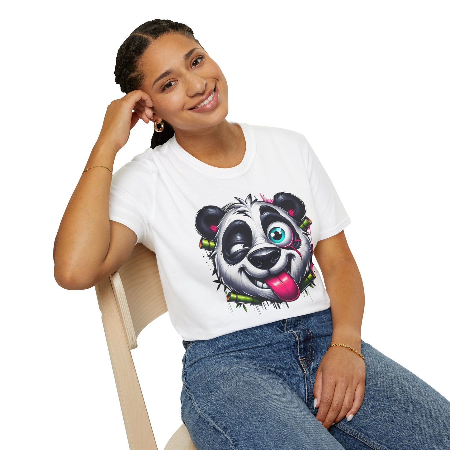 Animals Tees, Funny Animals Shirt, T Shirts with Funny Animals, T-Shirt with Panda, Panda Tees