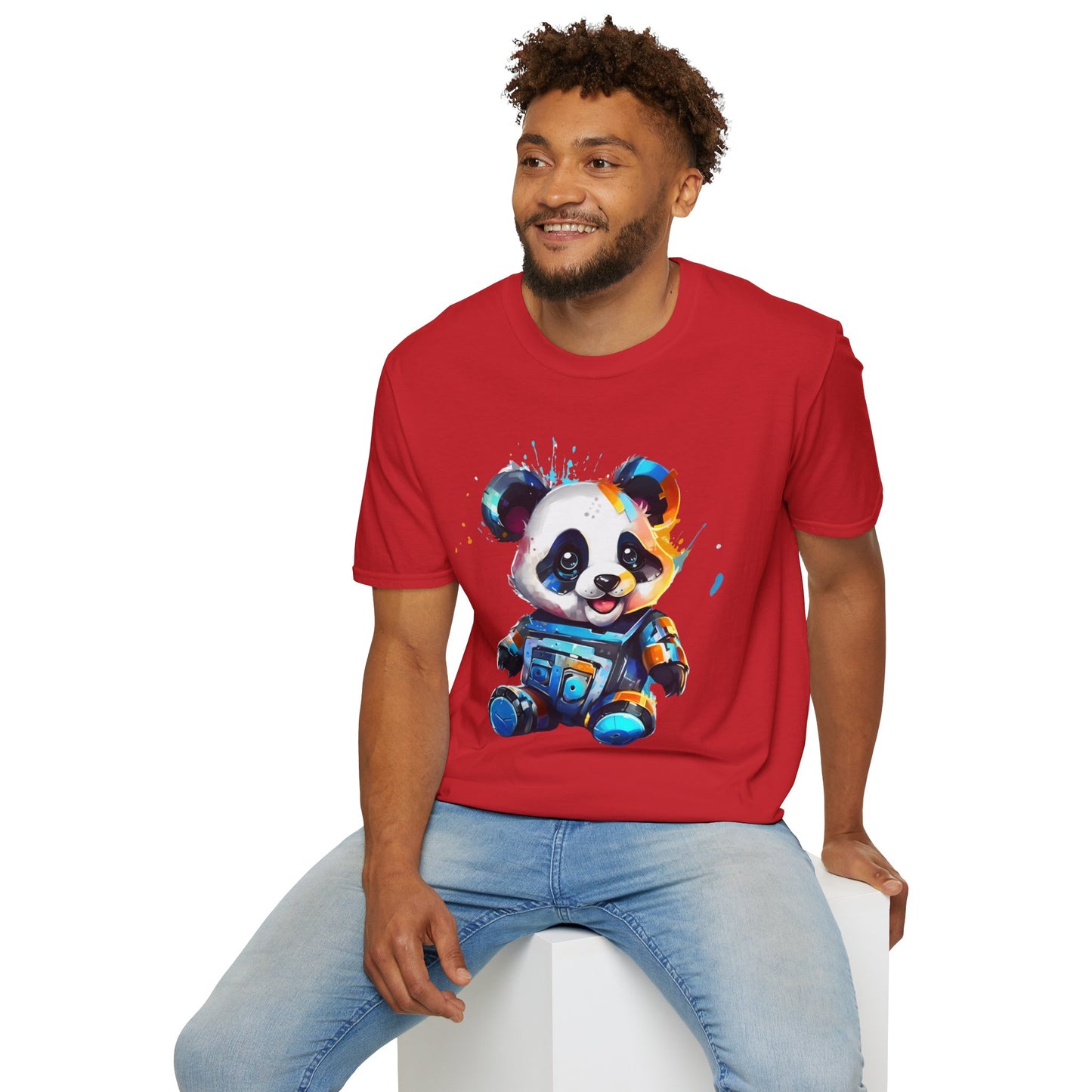 Animals Tees, Funny Animals Shirt, T Shirts with Funny Animals, T-Shirt with Panda, Panda Tees