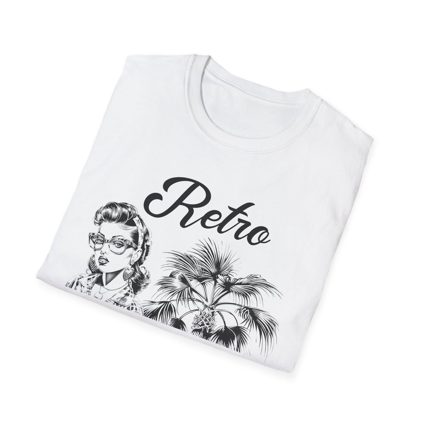 Retro T Shirt, Retro Design Shirt, Retro Art Tee Shirt, T-shirt with Retro Style