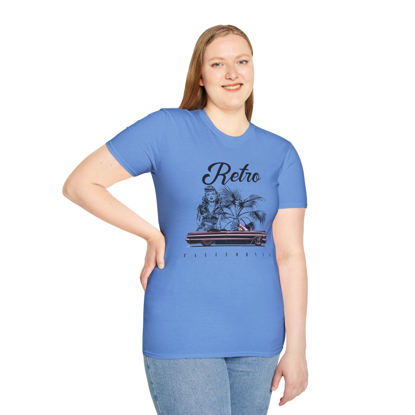 Retro T Shirt, Retro Design Shirt, Retro Art Tee Shirt, T-shirt with Retro Style
