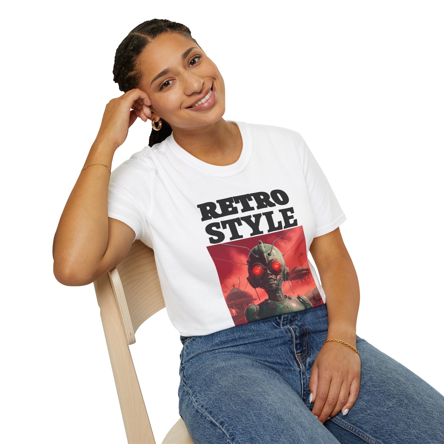 Retro T Shirt, Retro Design Shirt, Retro Art Tee Shirt, T-shirt with Retro Style