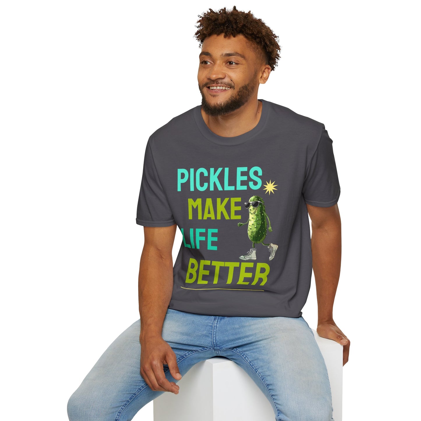 Food Tees, Funny Food T Shirts, Funny T Shirts, Shirt with Vegetables, Shirt with Pickle