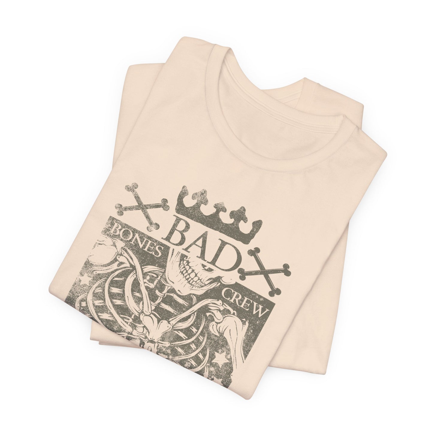Skeleton Ribcage Tee Bones Crew Graphic Shirt A-10