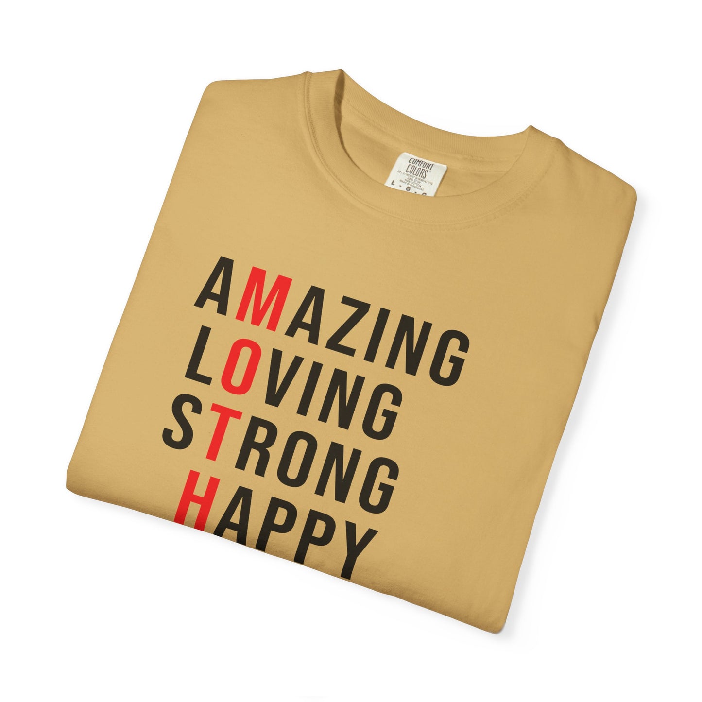 Mom T-shirt Mother's Day Mama Tee Unisex Comfort Colors Garment-Dyed Cotton h14