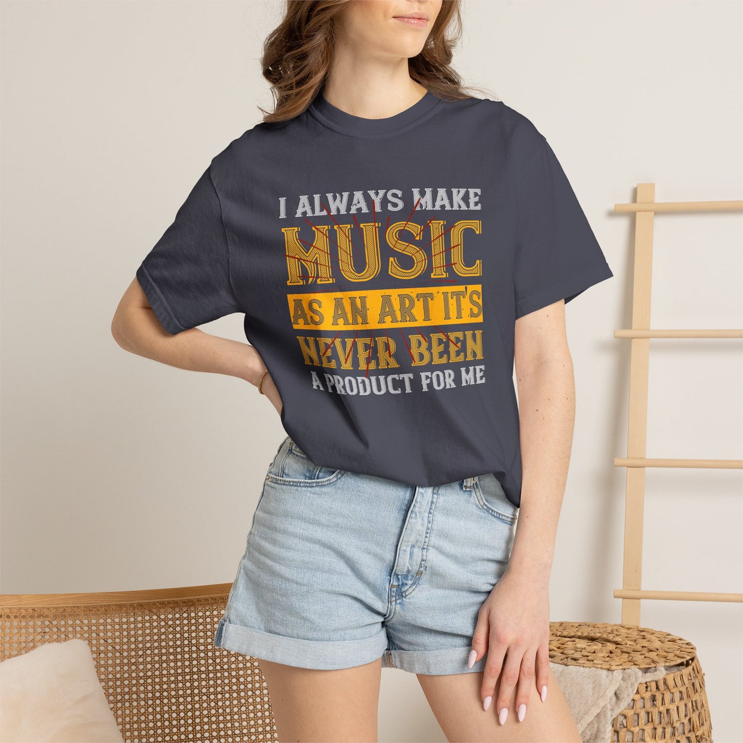 Music Graphic Design Unisex Cotton T-shirt m4