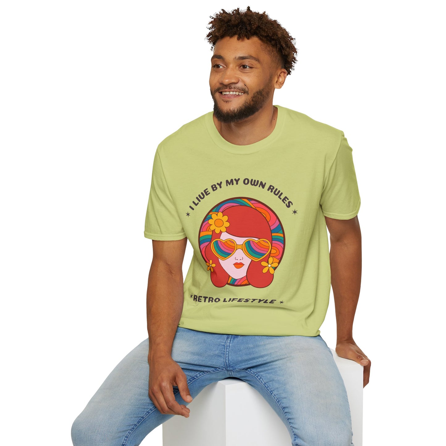 Retro T Shirt, Retro Design Shirt, Retro Art Tee Shirt, T-shirt with Retro Style