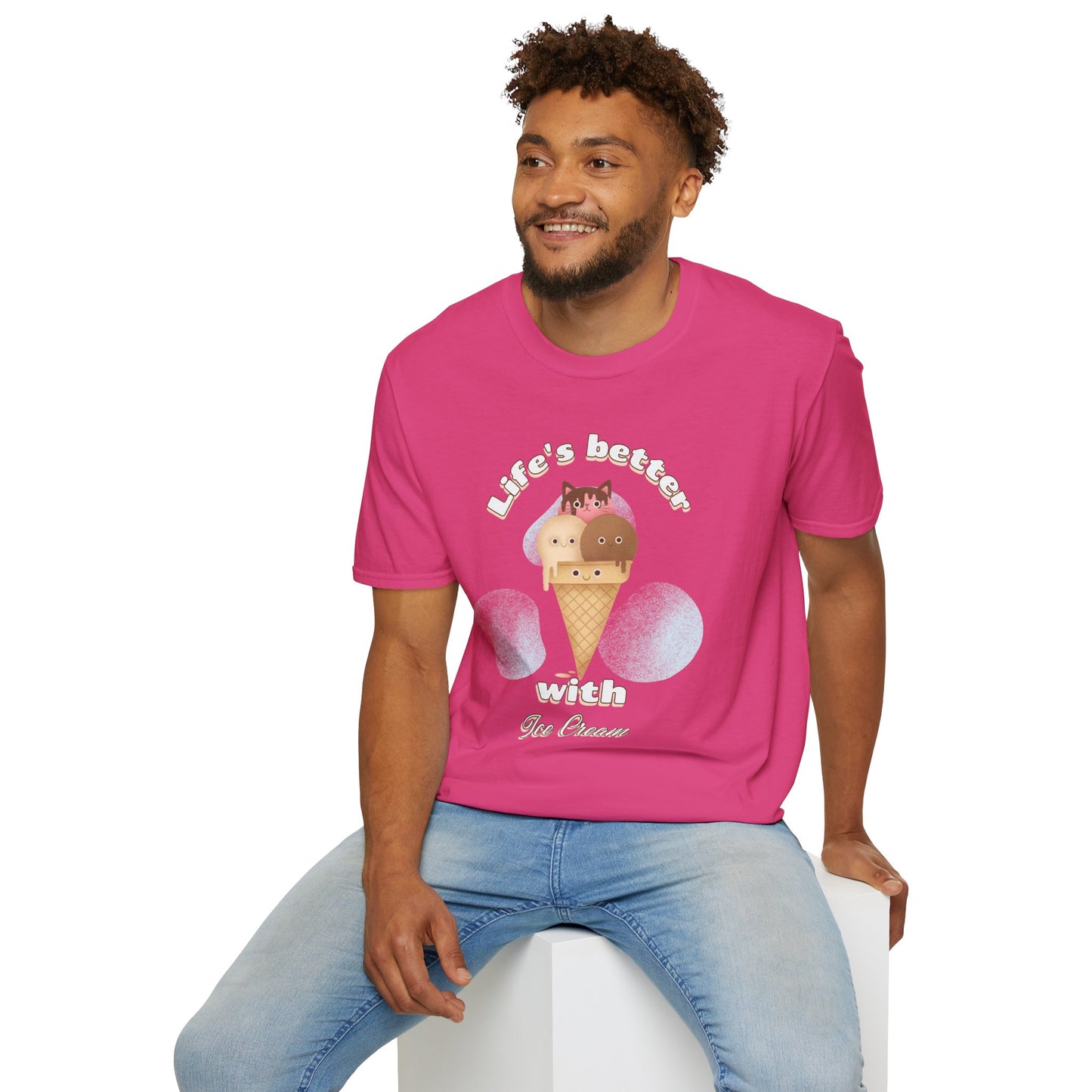 Food Tees, Funny Food T Shirts, Funny T Shirts, Shirt with Food, Junk Food Tees, Shirt with Ice Cream, Ice Cream T-Shirt