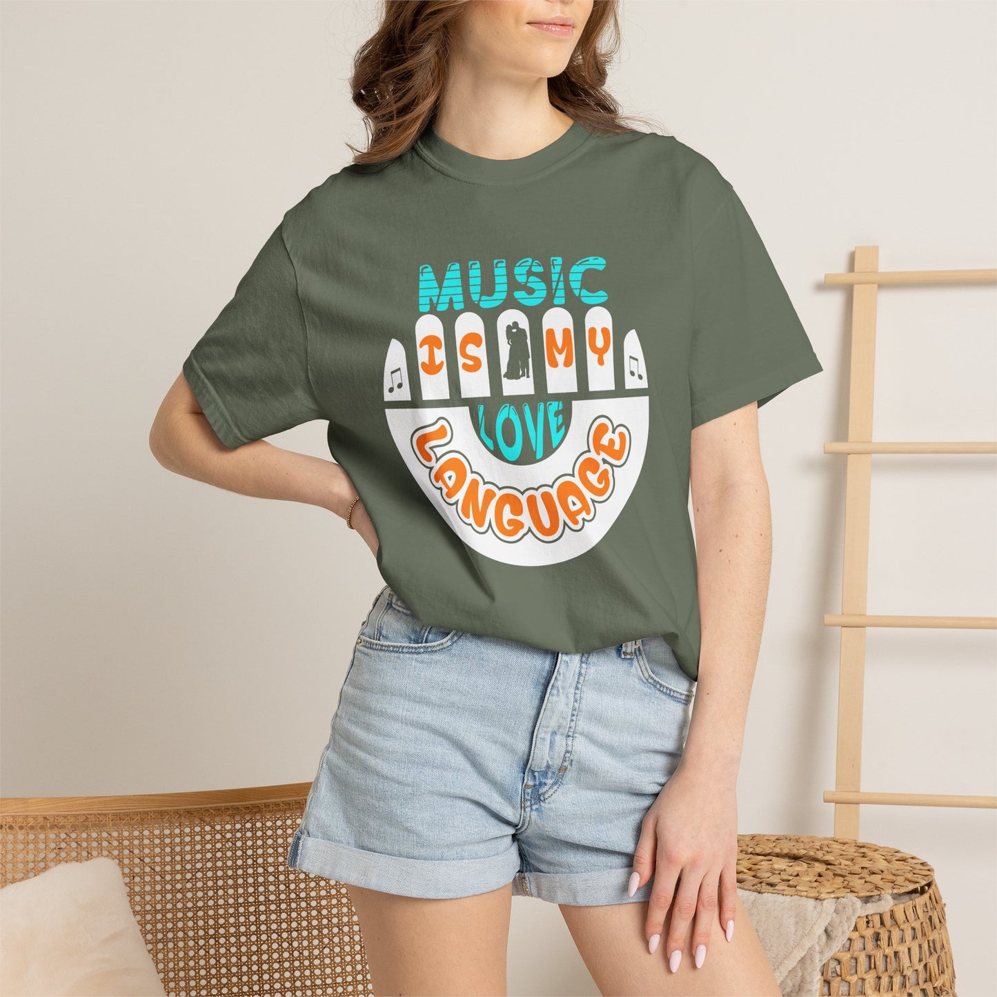 Music Graphic Design Unisex Cotton T-shirt 067