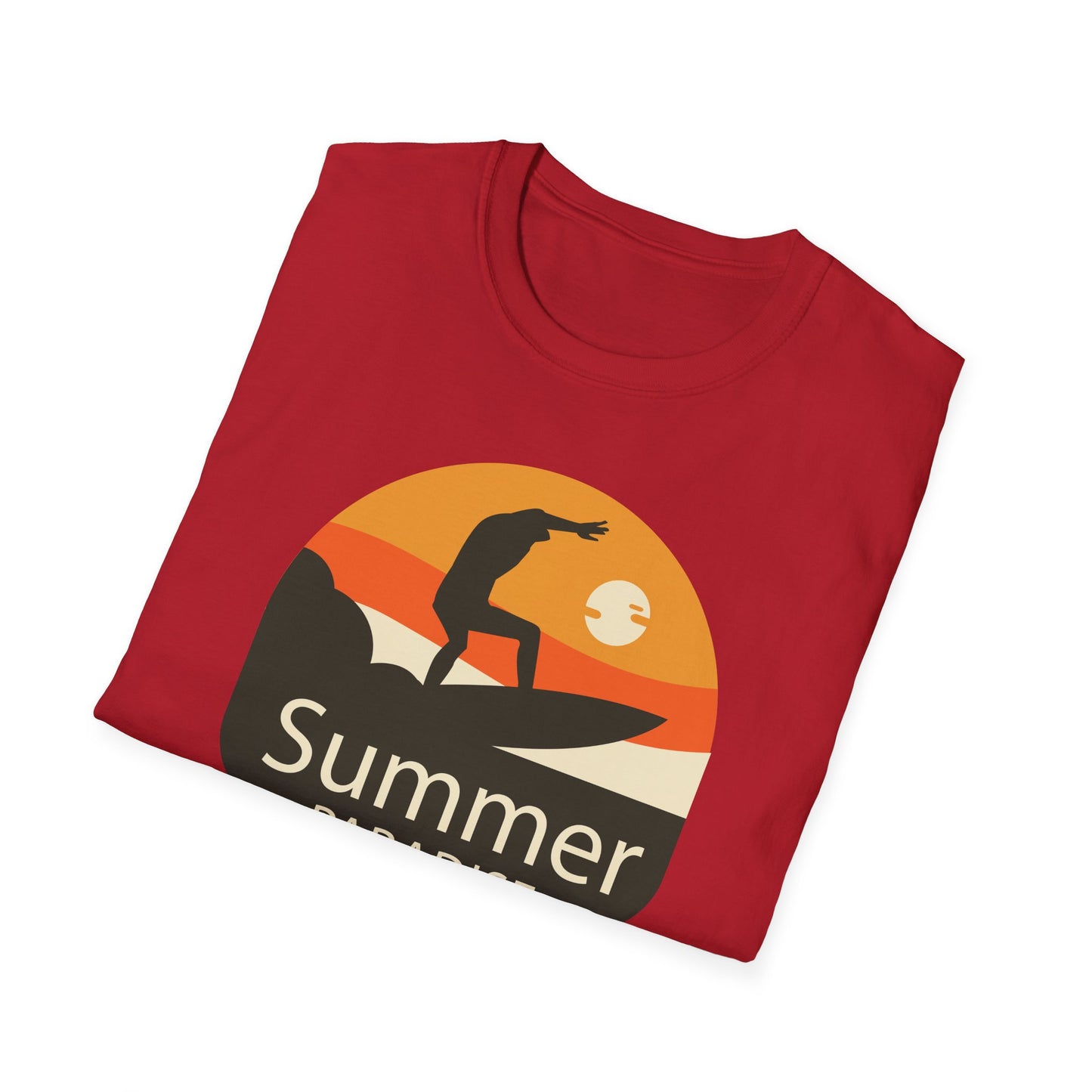 Summer T-Shirt, Summer Design Shirts, Art Tee Shirt with Summer Design - 4
