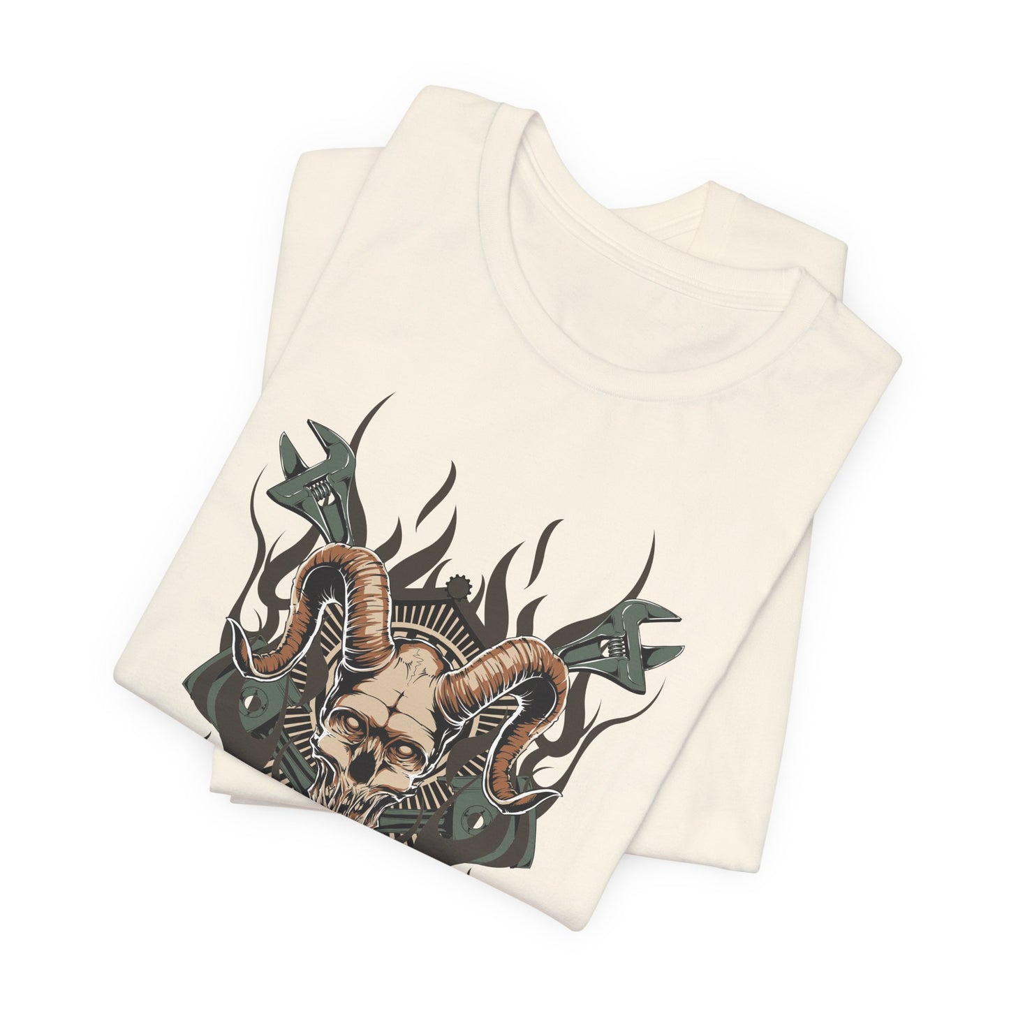 Gothic Skull Graphic Design Unisex Cotton Tee Art-49