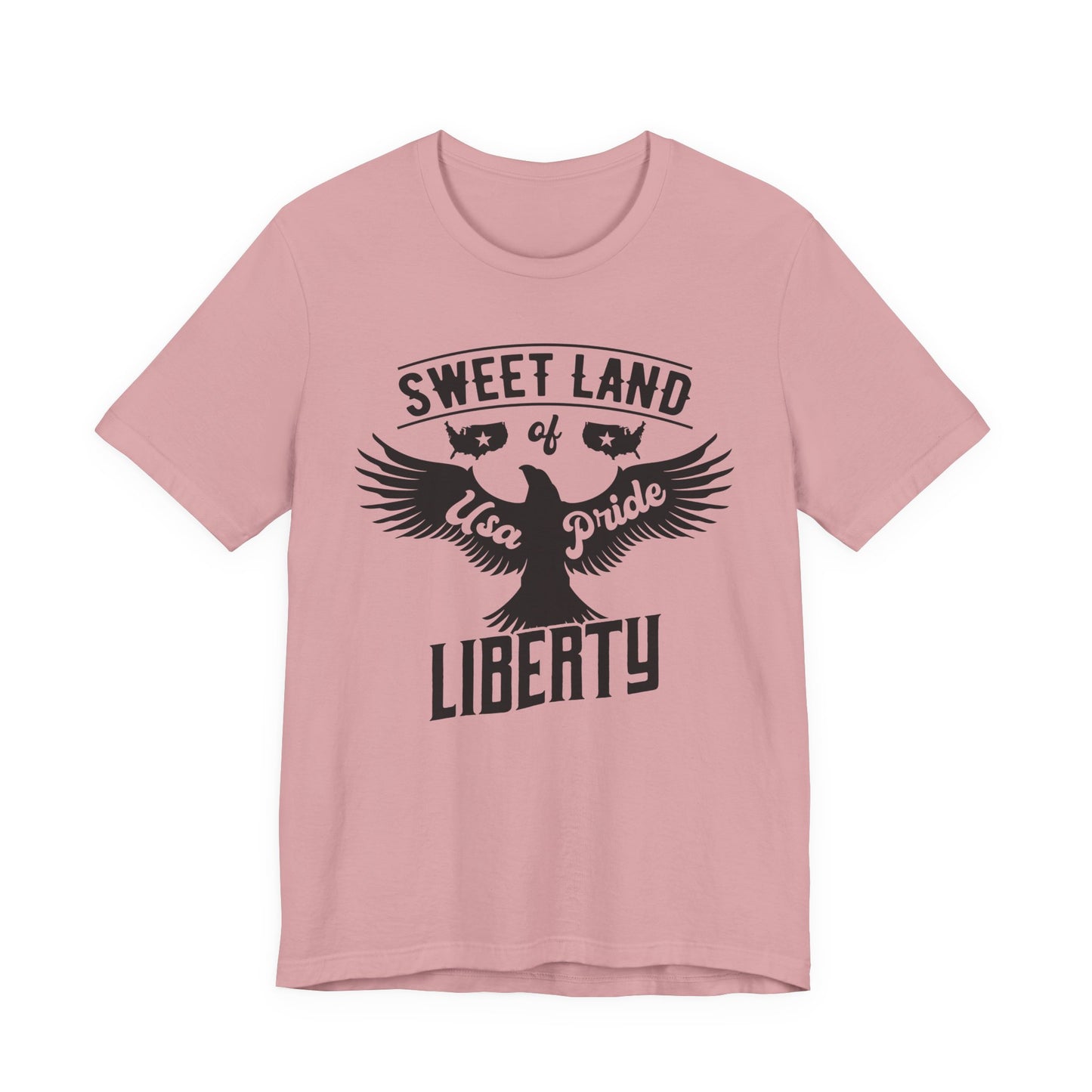 Liberty Eagle Graphic Unisex Cotton T-Shirt a4