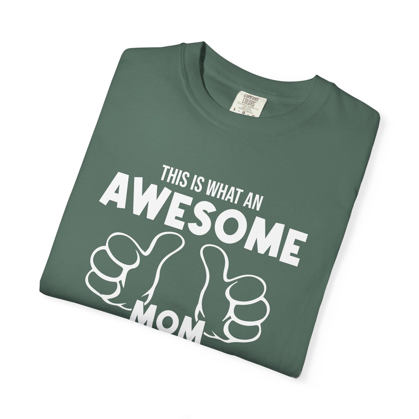 Mom T-shirt Mother's Day Mama Tee Unisex Comfort Colors Garment-Dyed Cotton h25
