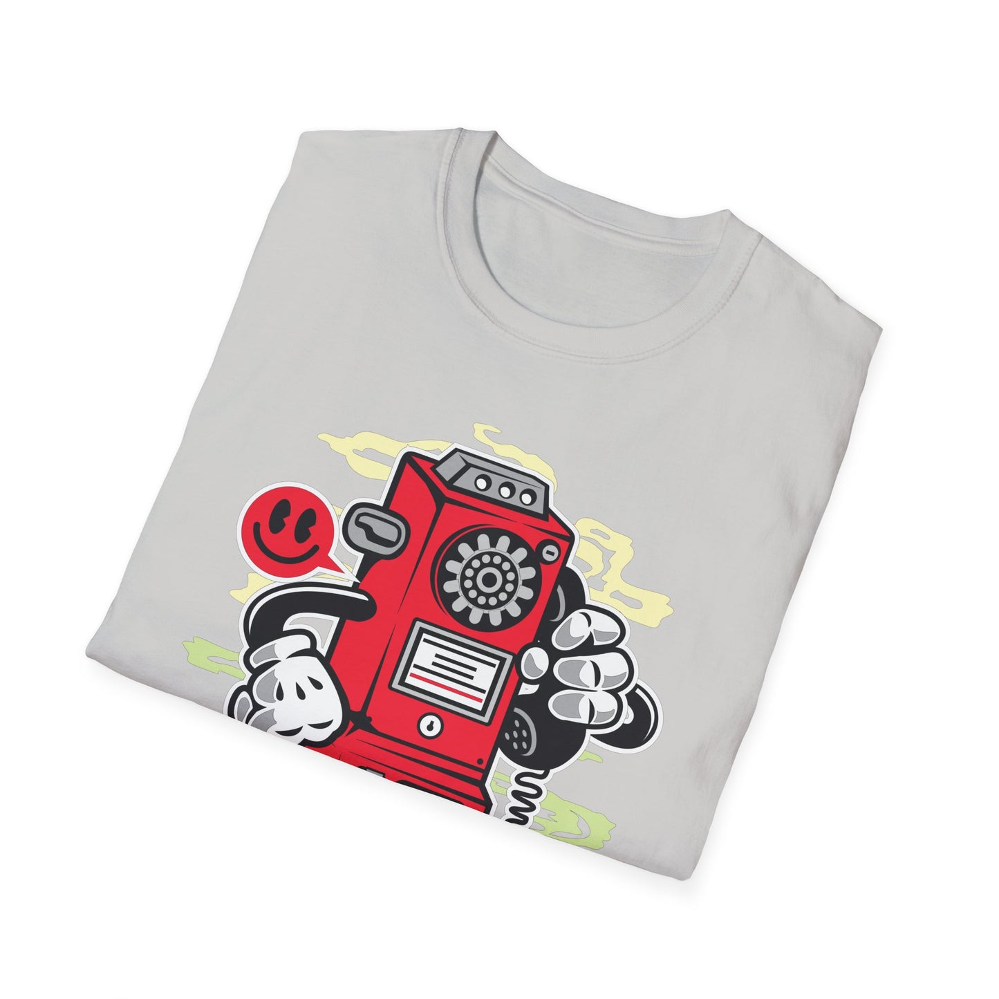 Cartoon T Shirt Animation T Shirt Funny Graphic Tee Softstyle 64000 Unisex Short Sleeve