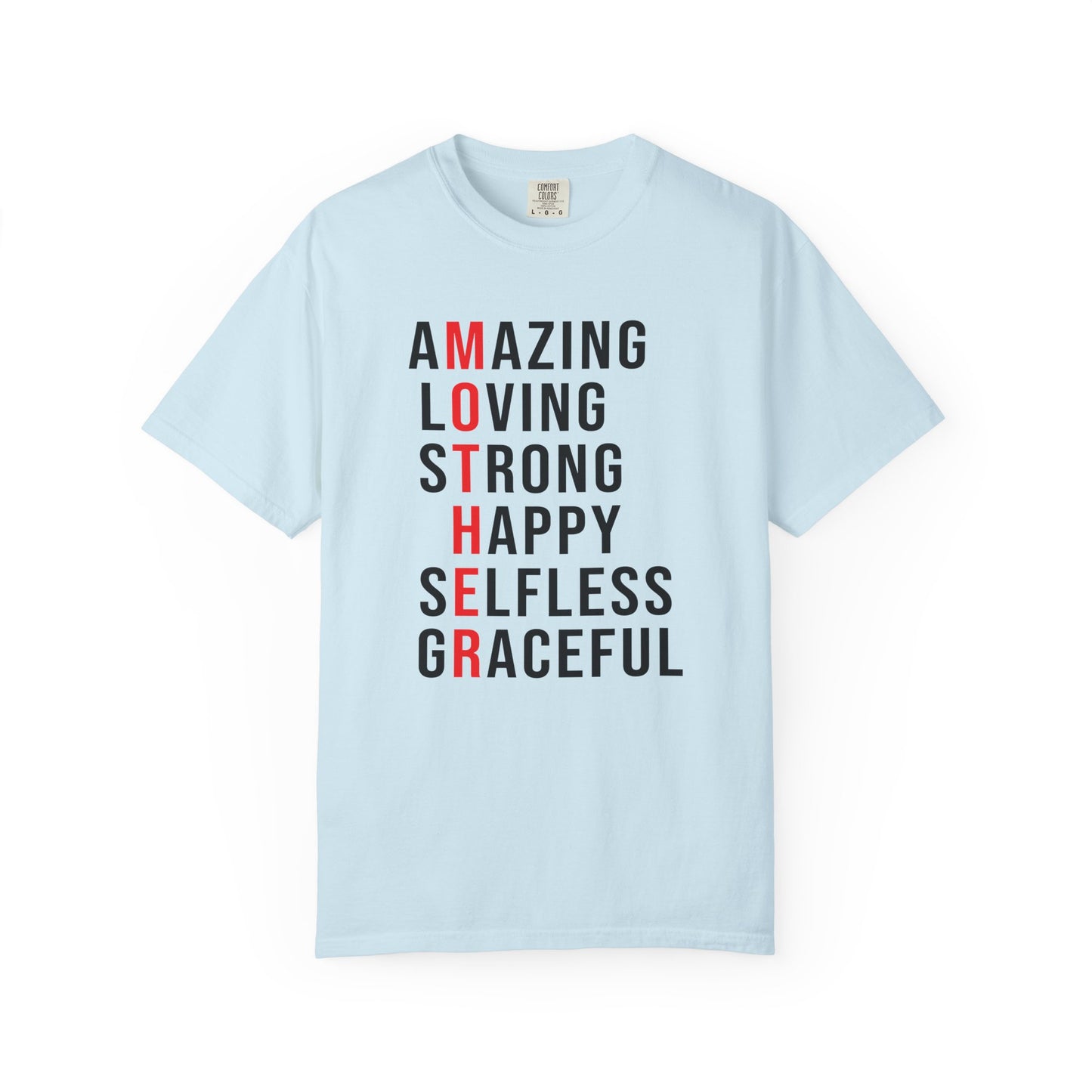Mom T-shirt Mother's Day Mama Tee Unisex Comfort Colors Garment-Dyed Cotton h14