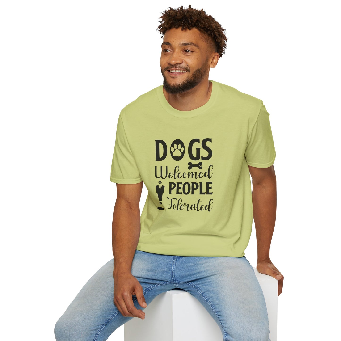 Dog Slogan T Shirts With Funny Quotes Unisex Tee Shirt Gildan Softstyle 64000 100 Percent Cotton