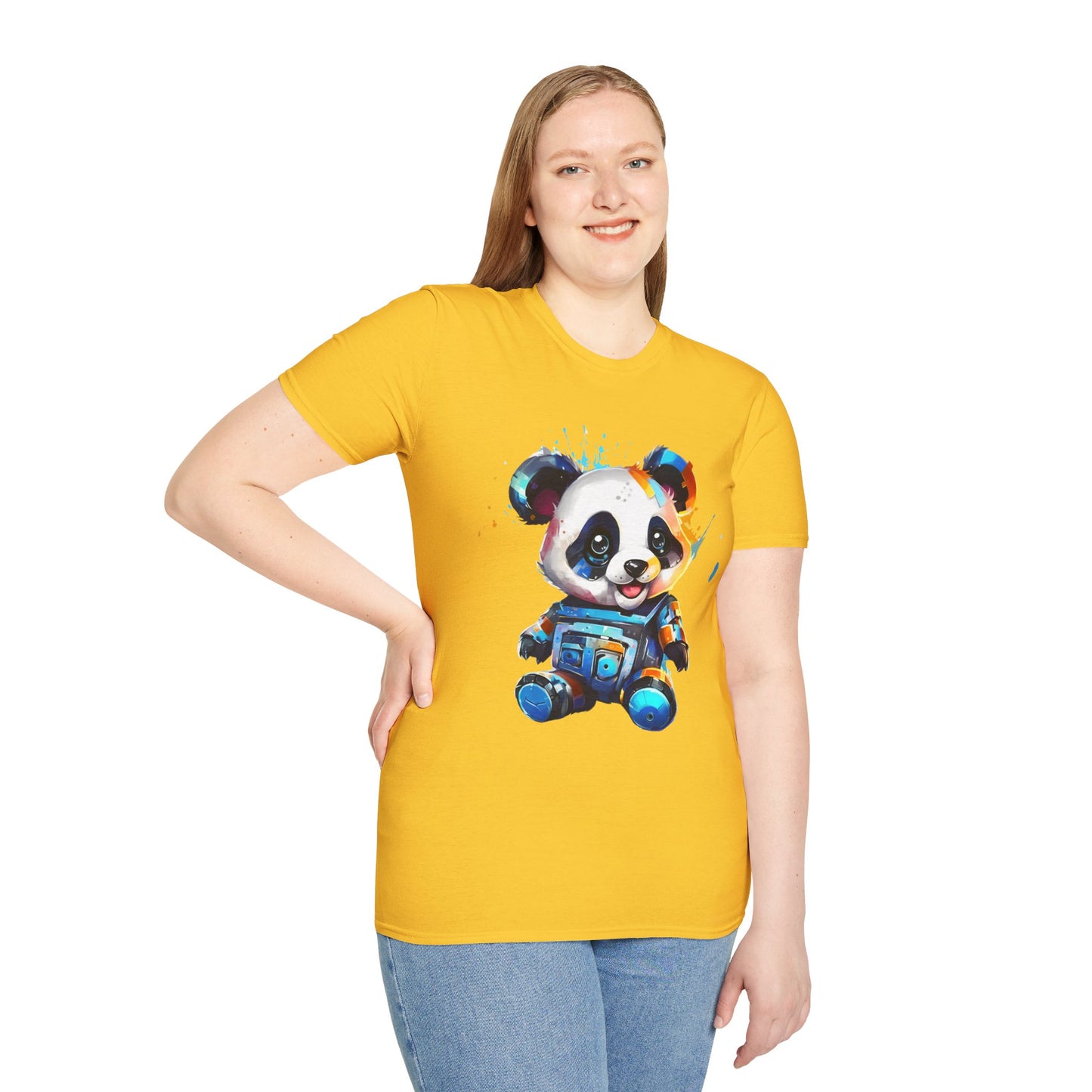 Animals Tees, Funny Animals Shirt, T Shirts with Funny Animals, T-Shirt with Panda, Panda Tees