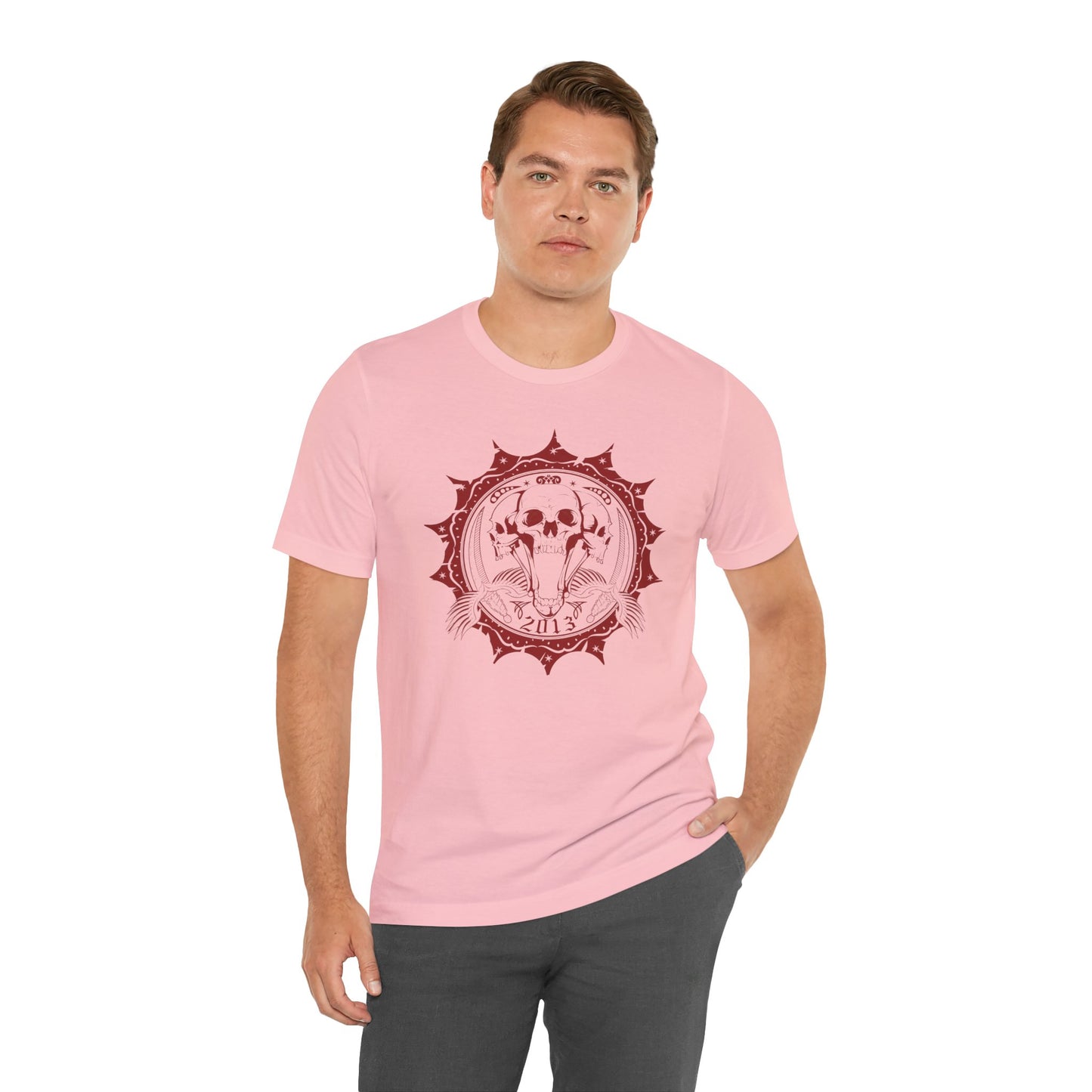 Skull Elephant Mandala Tee Boho Skull Graphic Shirt Art-51