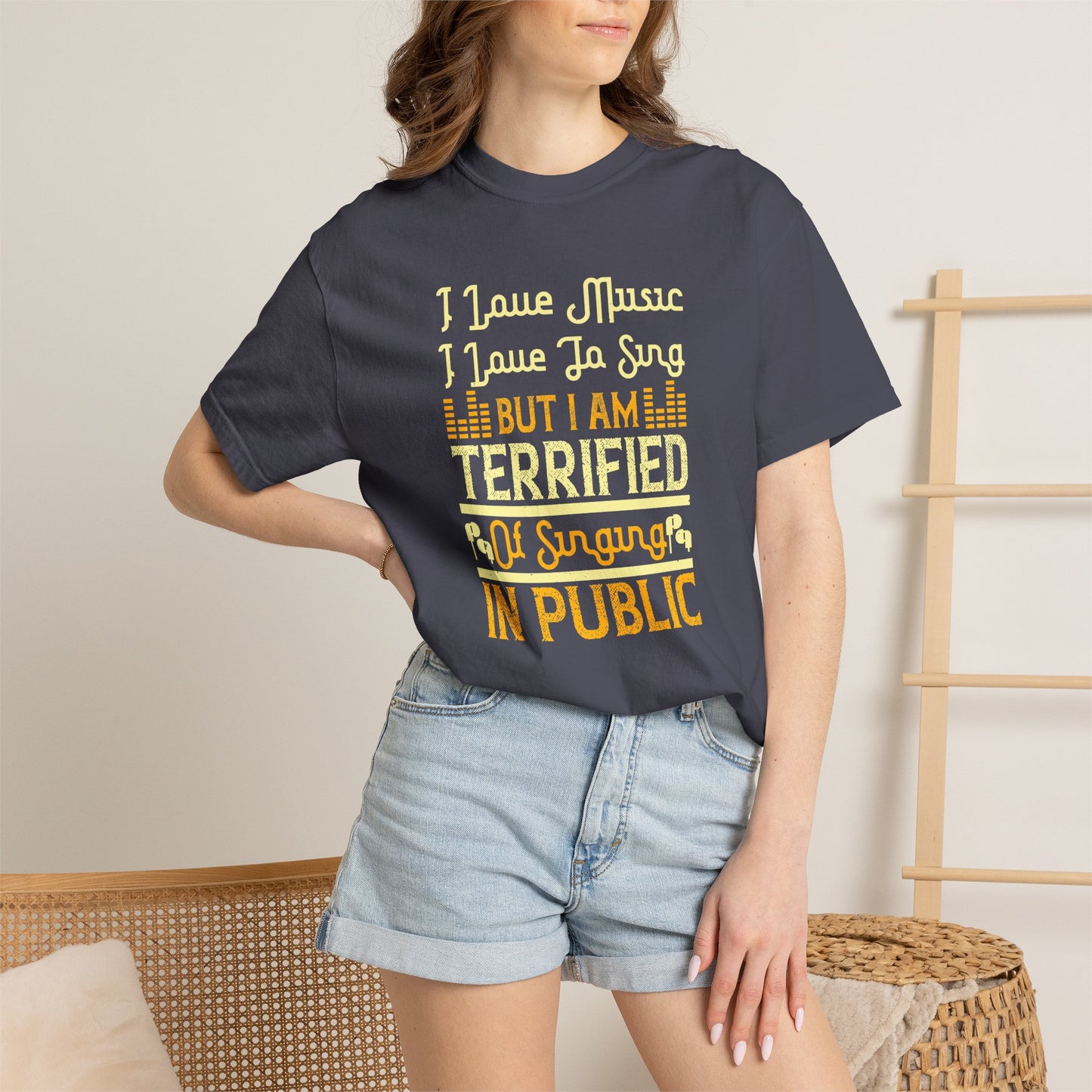 Music Graphic Design Unisex Cotton T-shirt m12
