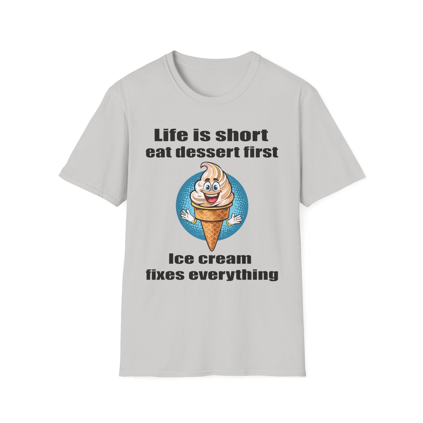 Food Tees, Funny Food T Shirts, Funny T Shirts, Shirt with Food, Junk Food Tees, Shirt with Ice Cream, Ice Cream T-Shirt