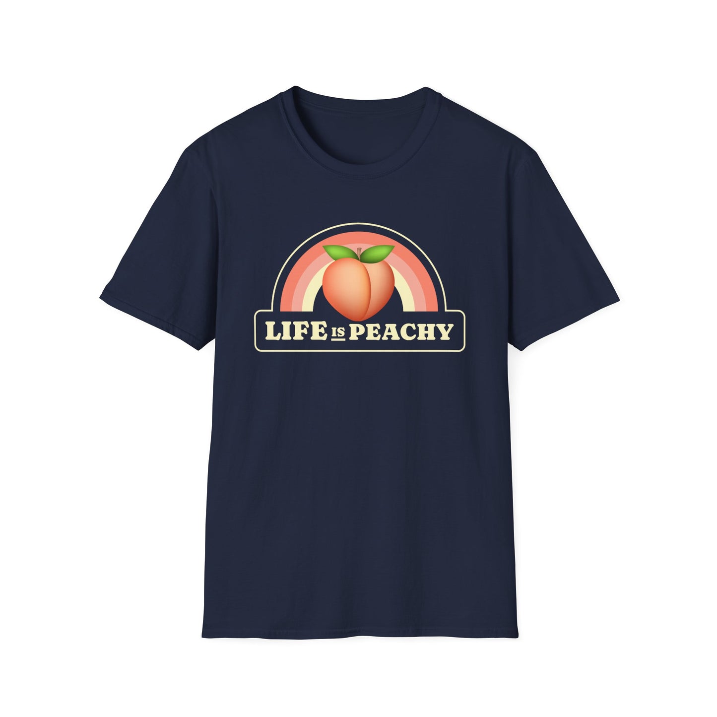Food Tees, Funny Food T Shirts, Funny T Shirts, Shirt with Fruits, Shirt with Peach