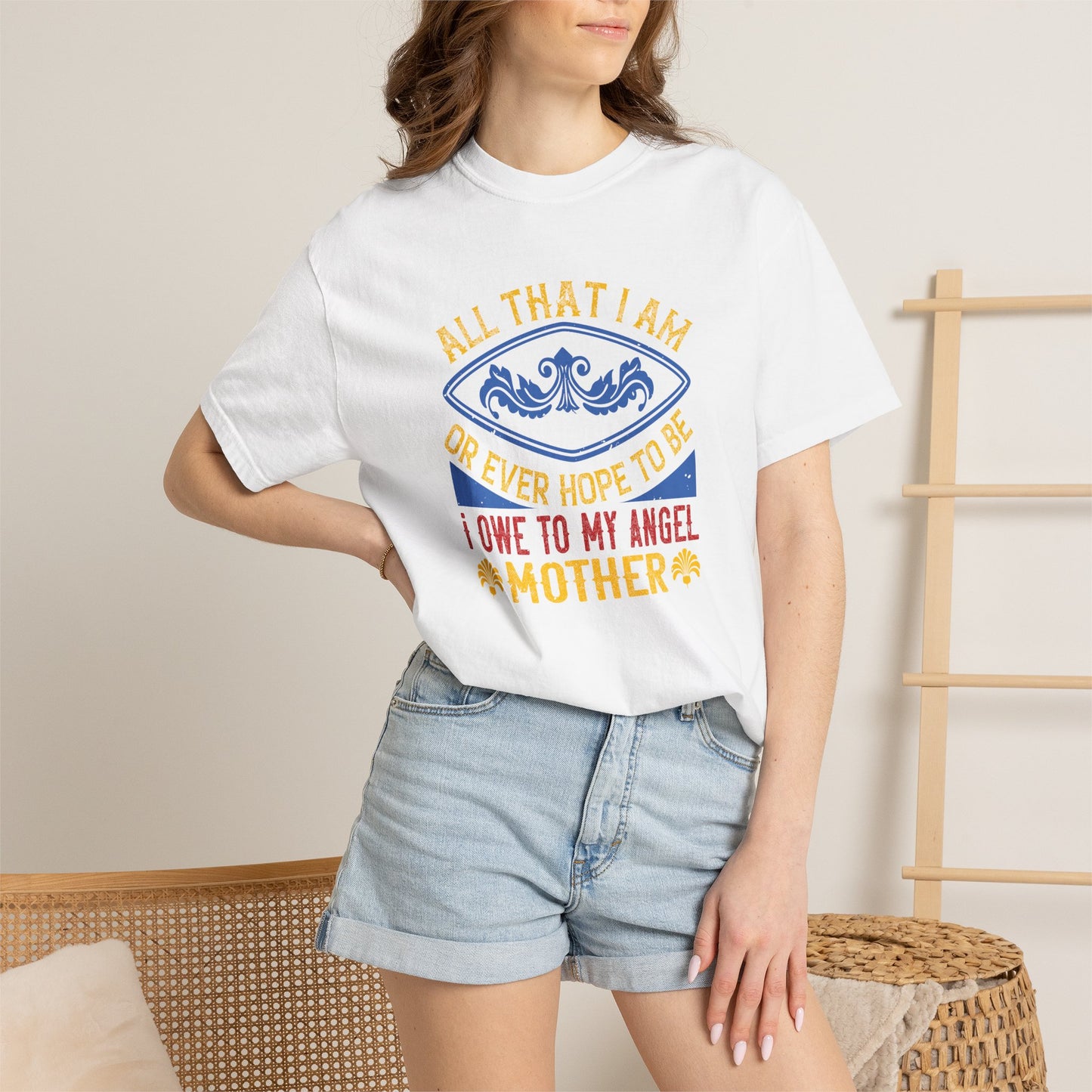 Mom T-shirt Mother Day Mama Tee Unisex Comfort Colors Garment-Dyed Cotton h61