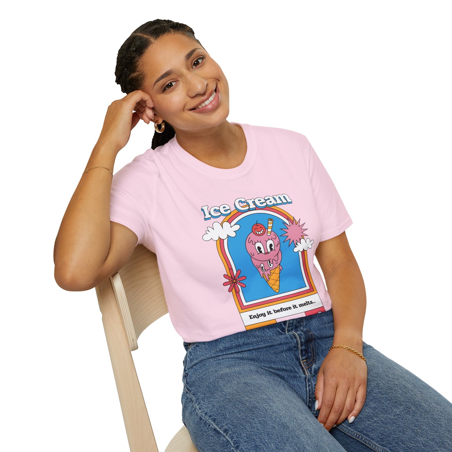 Food Tees, Funny Food T Shirts, Funny T Shirts, Shirt with Food, Junk Food Tees, Shirt with Ice Cream, Ice Cream T-Shirt