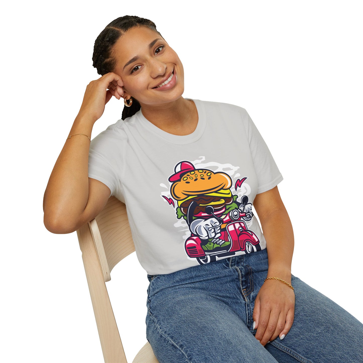Cartoon T Shirt Animation Tee Funny Unisex Softstyle Gildan 64000 100 Percent Ring Spun Cotton