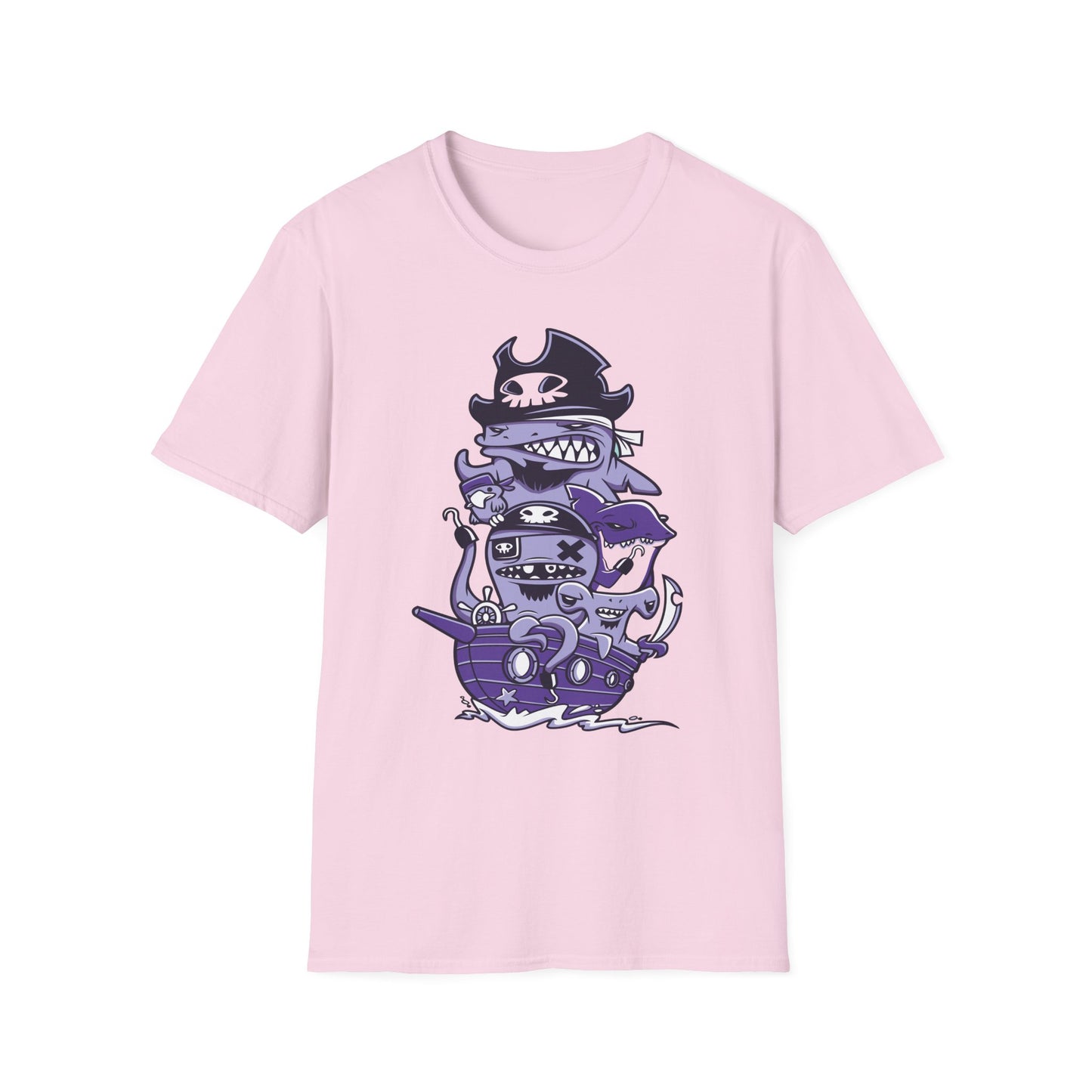 Cartoon T Shirt Animation Tee Unisex Softstyle 64000 100 Percent Ring Spun Cotton Funny Graphic Tee