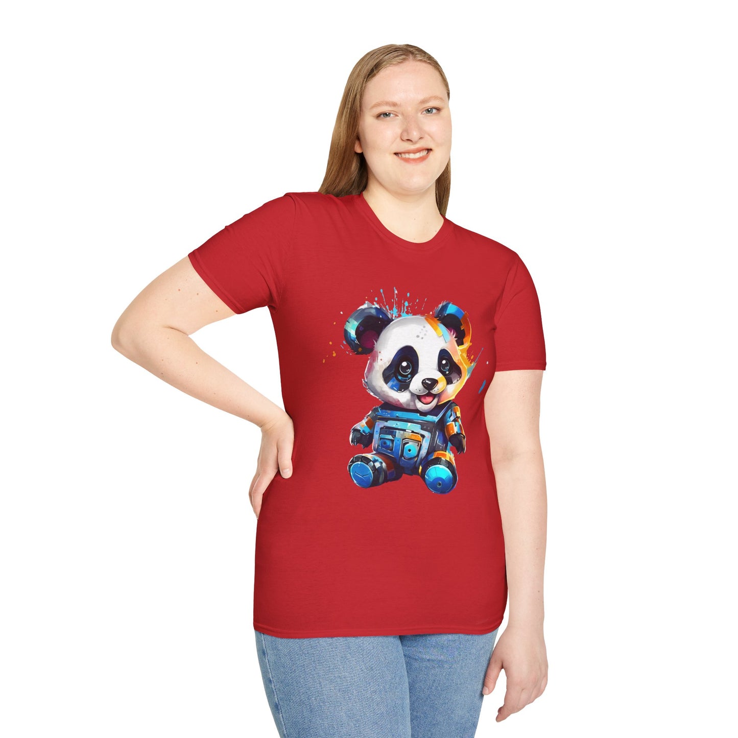 Animals Tees, Funny Animals Shirt, T Shirts with Funny Animals, T-Shirt with Panda, Panda Tees