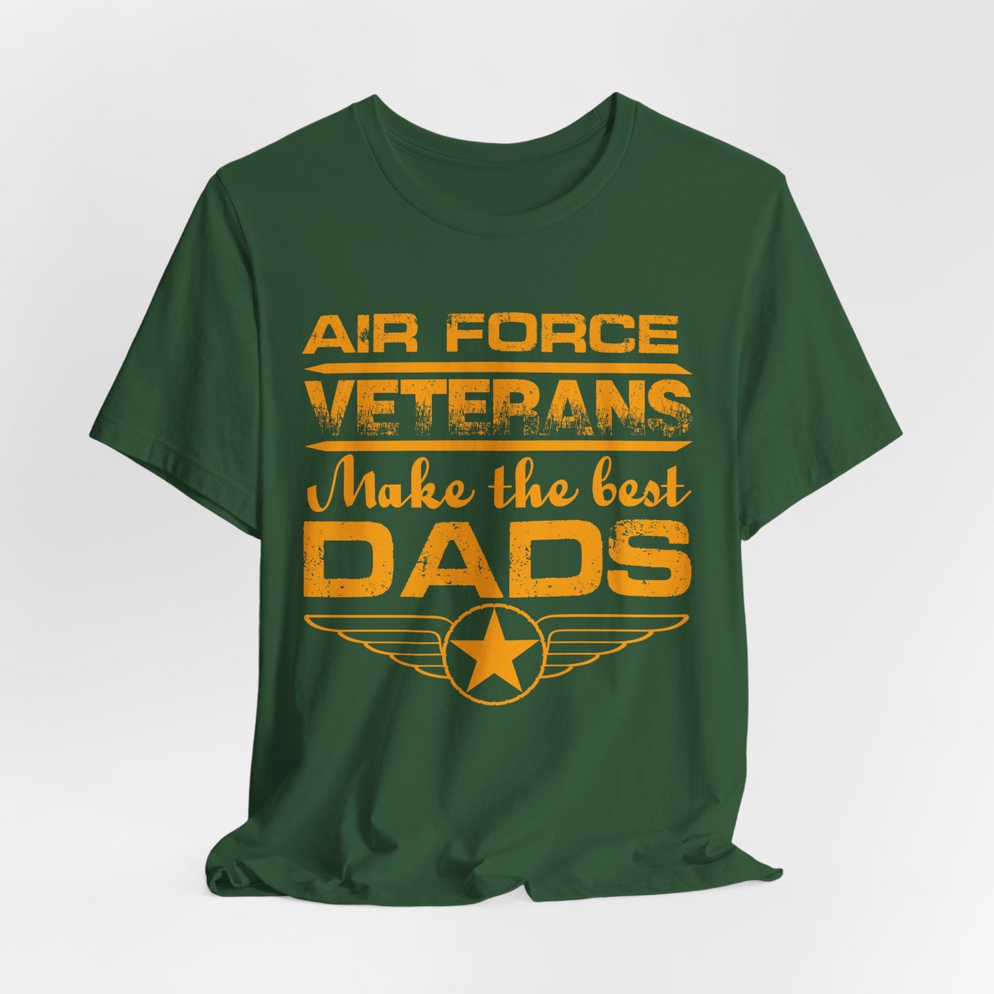 Air Force Veterans Make the Best Dads T-Shirt Military Dad Unisex Cotton Tee v48