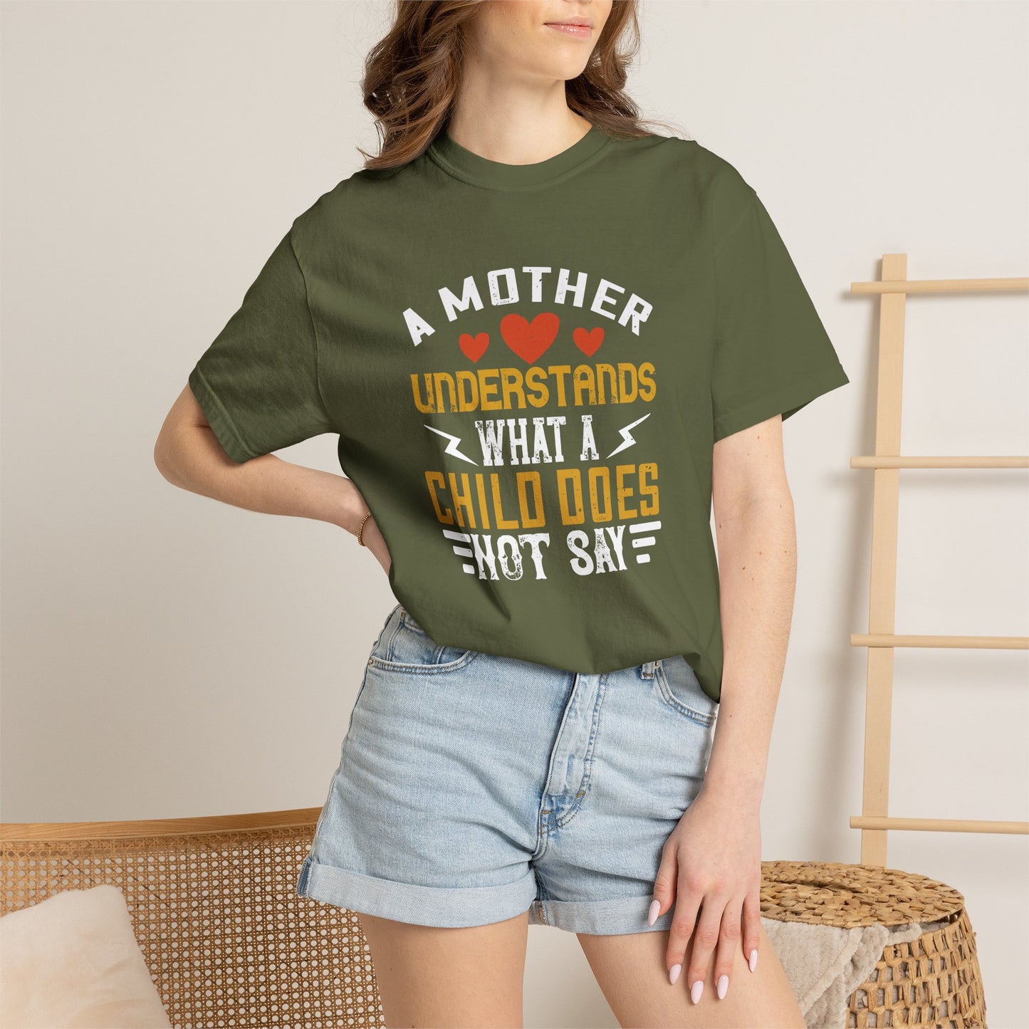 Mom T-shirt Mother Day Mama Tee Unisex Comfort Colors Garment-Dyed Cotton h56
