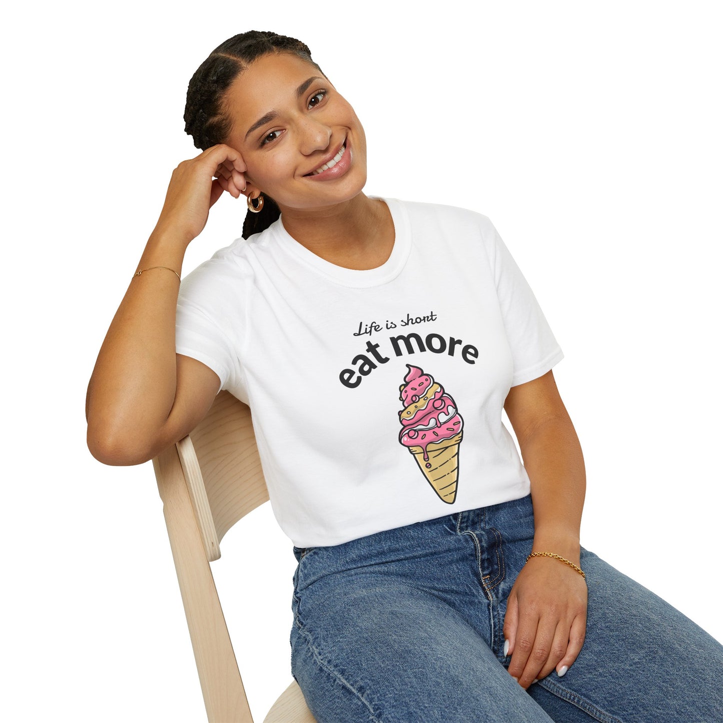 Food Tees, Funny Food T Shirts, Funny T Shirts, Shirt with Food, Junk Food Tees, Shirt with Ice Cream, Ice Cream T-Shirt