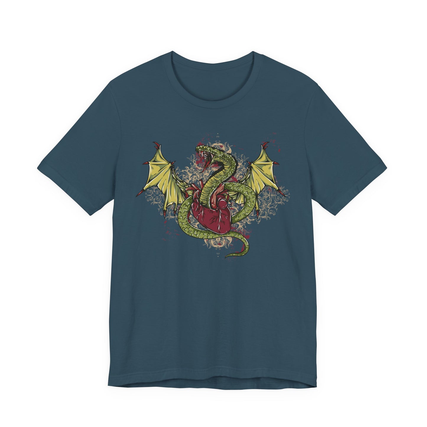 Dragon Illustration Graphic Unisex Cotton T-Shirt r29