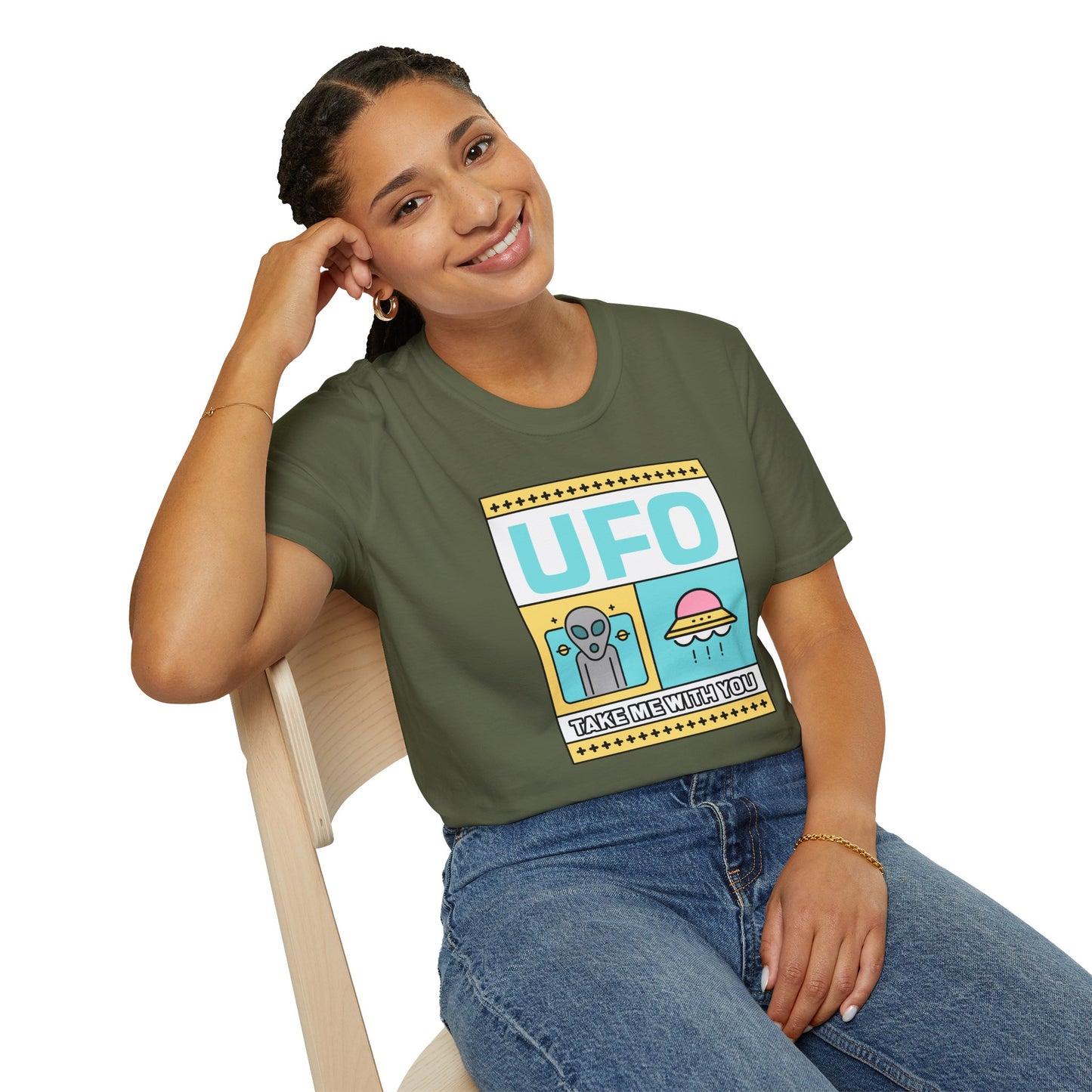 Funny T Shirts, UFO Tees, Funny Aliens Shirt - 27