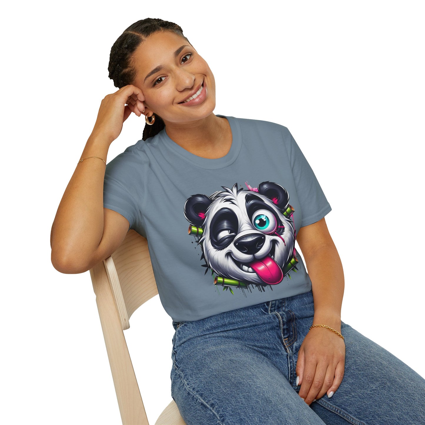 Animals Tees, Funny Animals Shirt, T Shirts with Funny Animals, T-Shirt with Panda, Panda Tees