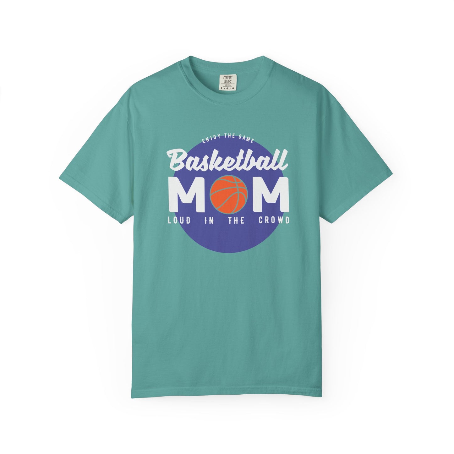 Basketball Mom T-shirt Mother's Day Mama Tee Unisex Comfort Colors Garment-Dyed Cotton h31
