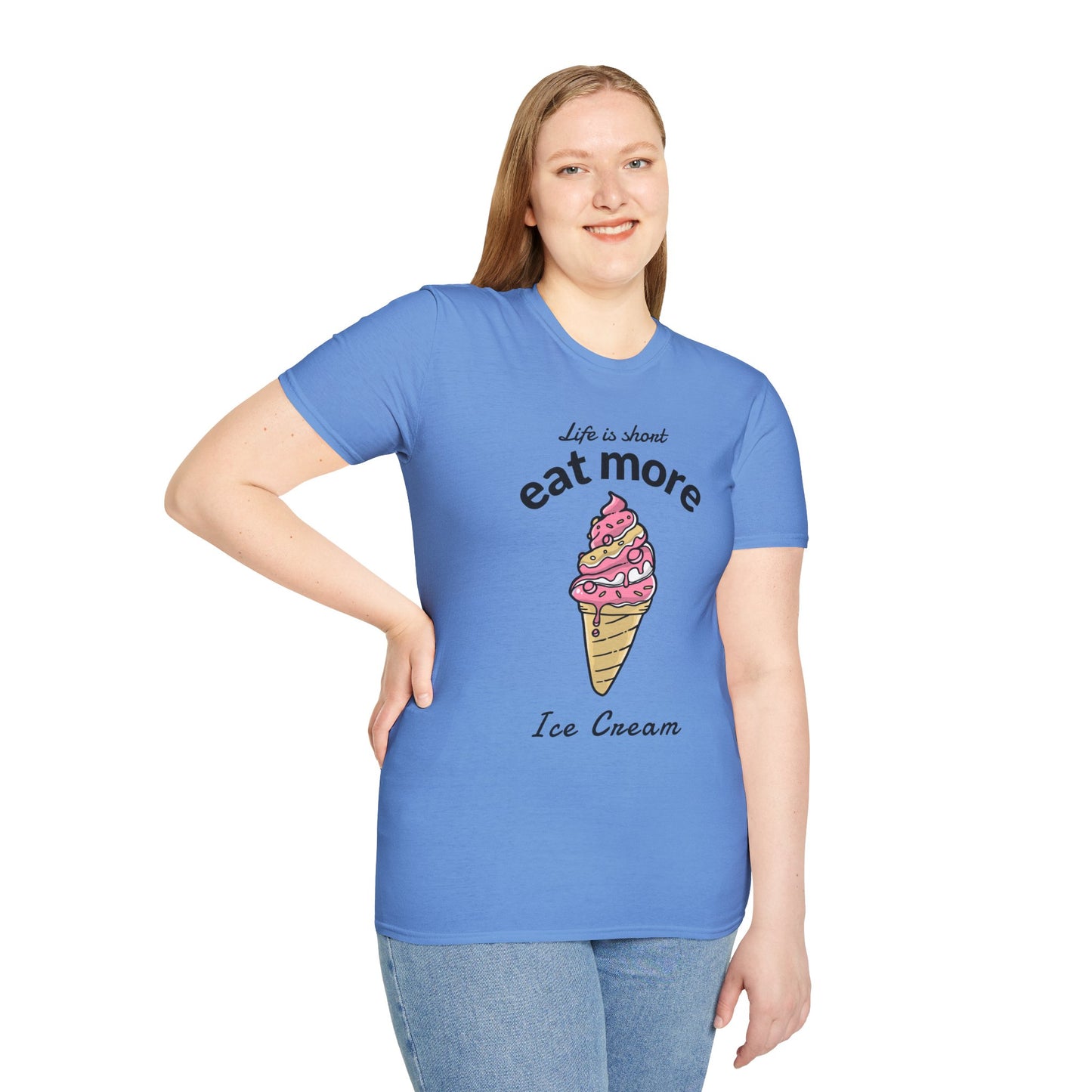 Food Tees, Funny Food T Shirts, Funny T Shirts, Shirt with Food, Junk Food Tees, Shirt with Ice Cream, Ice Cream T-Shirt