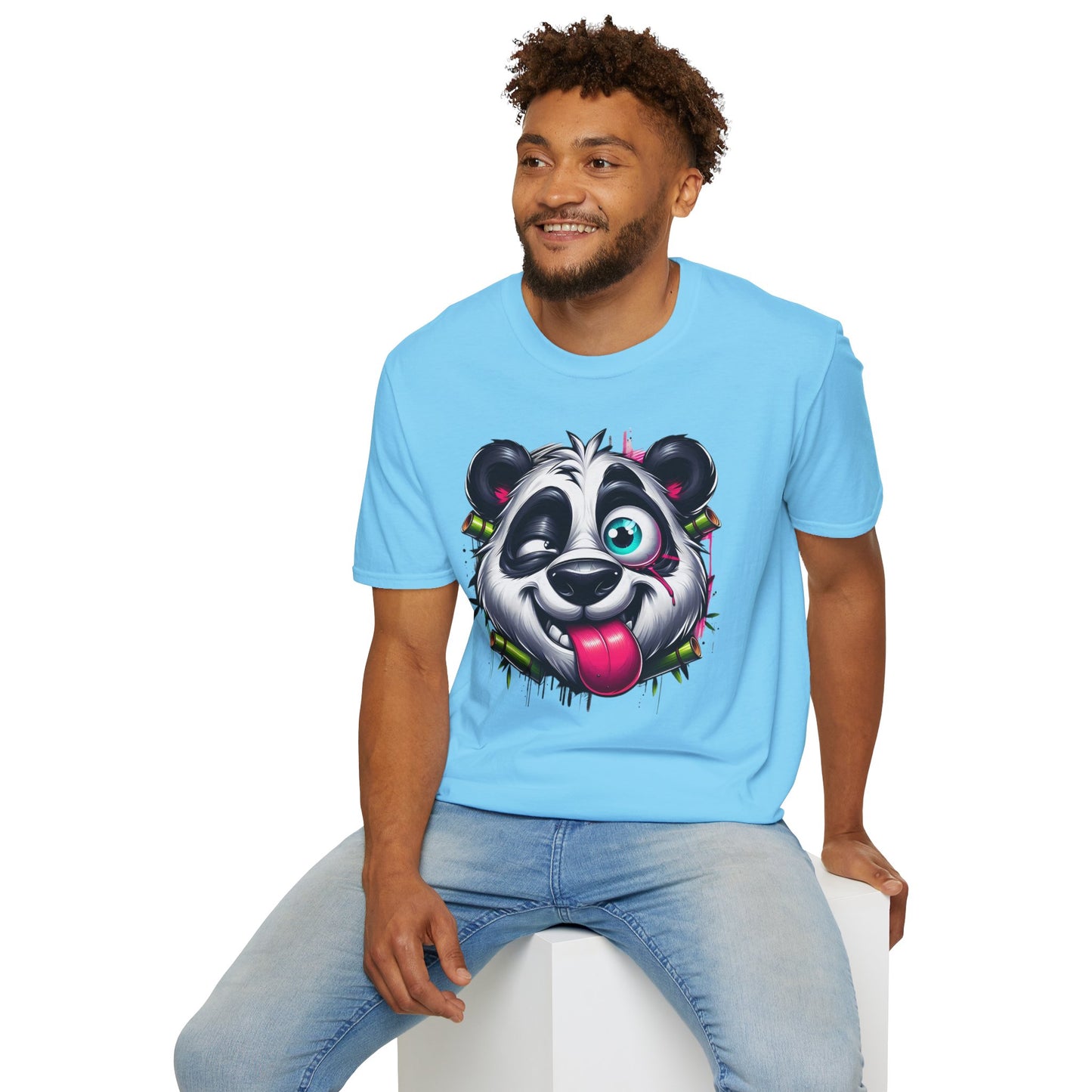 Animals Tees, Funny Animals Shirt, T Shirts with Funny Animals, T-Shirt with Panda, Panda Tees