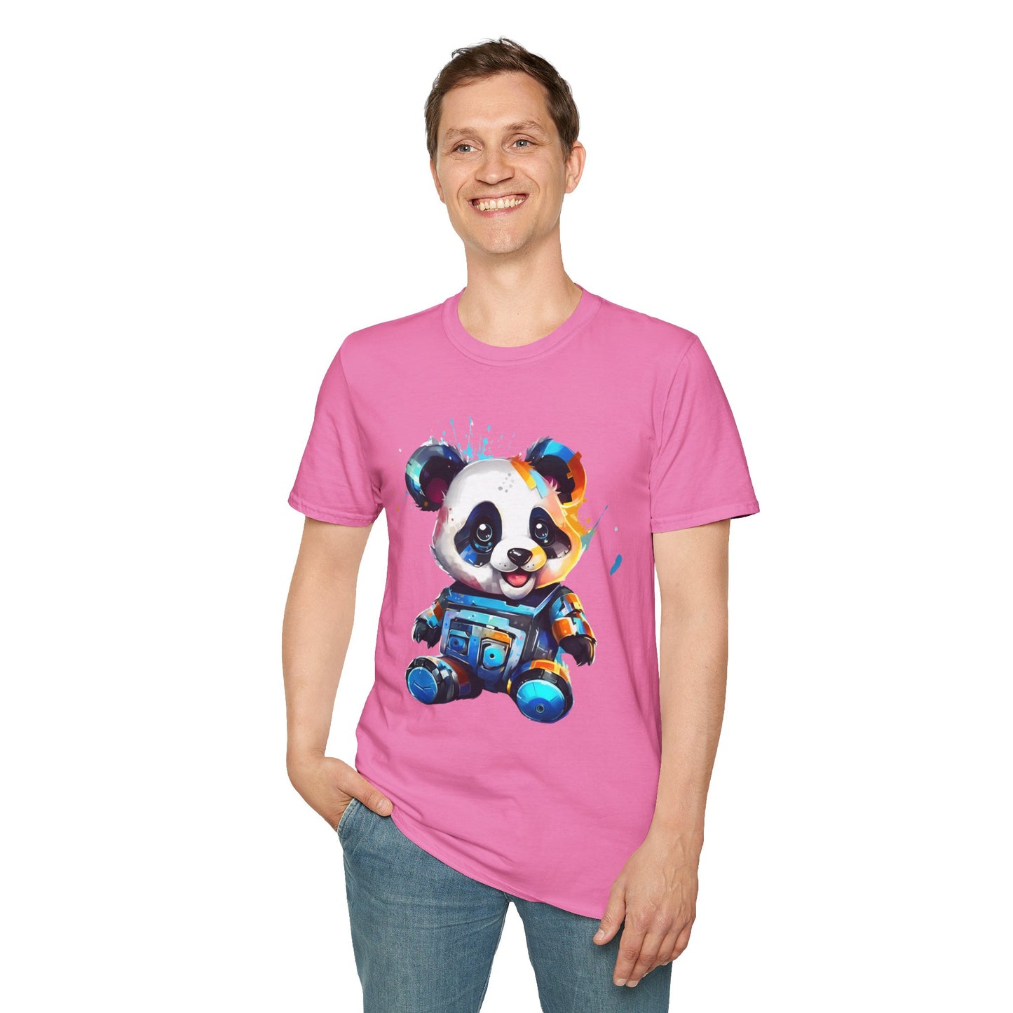 Animals Tees, Funny Animals Shirt, T Shirts with Funny Animals, T-Shirt with Panda, Panda Tees