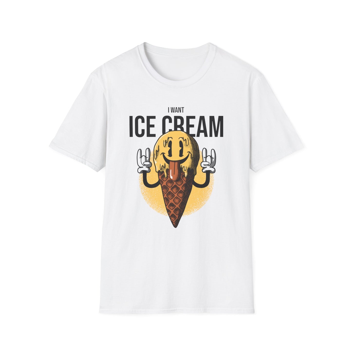 Food Tees, Funny Food T Shirts, Funny T Shirts, Shirt with Food, Junk Food Tees, Shirt with Ice Cream, Ice Cream T-Shirt