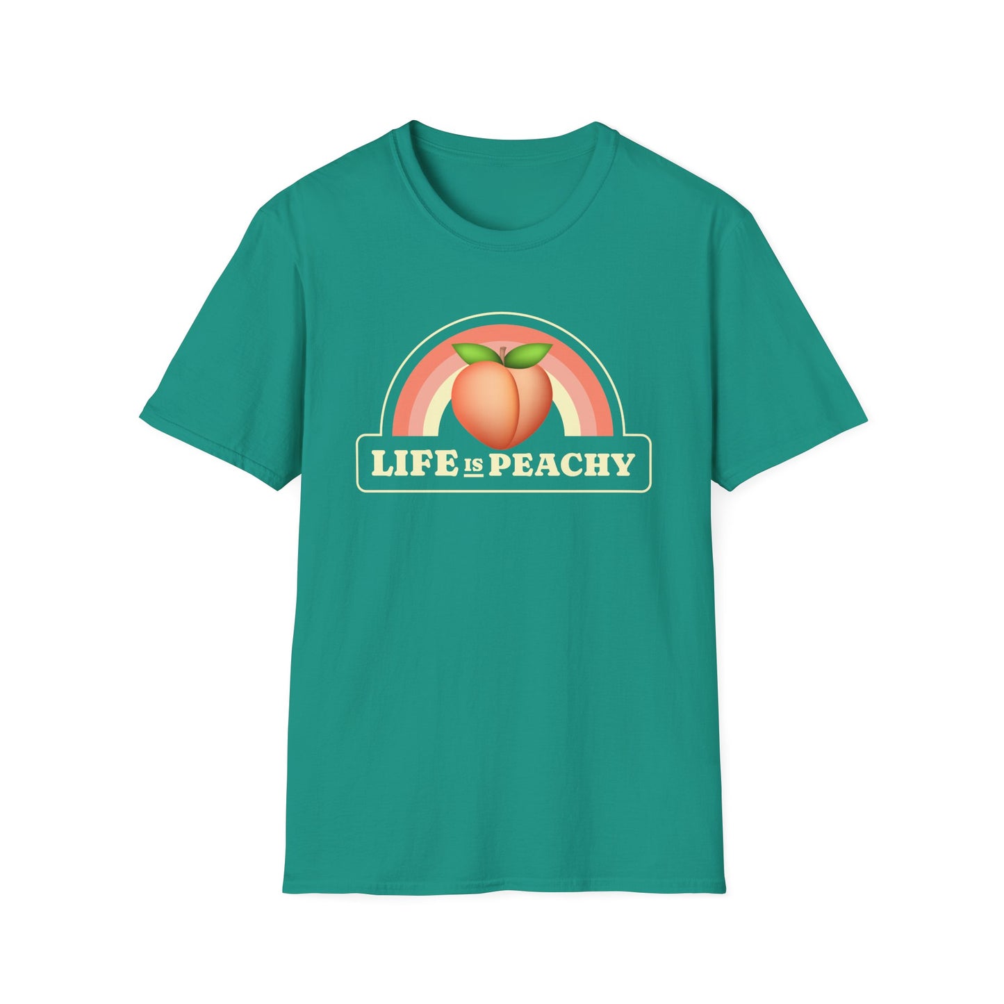 Food Tees, Funny Food T Shirts, Funny T Shirts, Shirt with Fruits, Shirt with Peach
