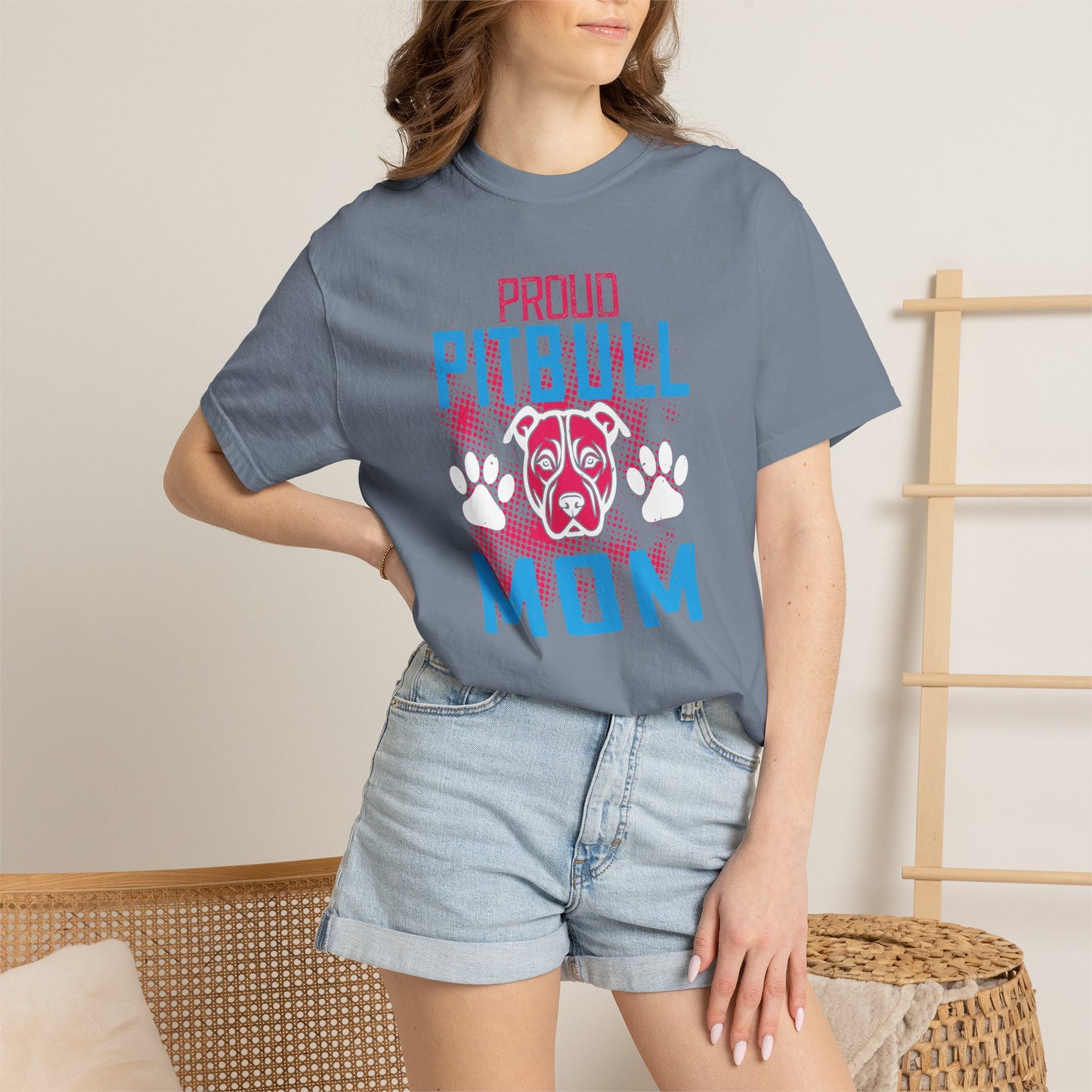 Mom T-shirt Mother Day Mama Tee Unisex Comfort Colors Garment-Dyed Cotton h91