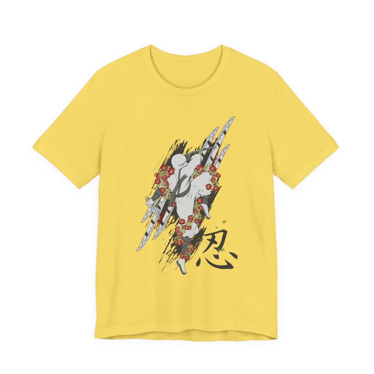 Ninja Samurai Artwork Graphic Unisex Cotton T-Shirt r5