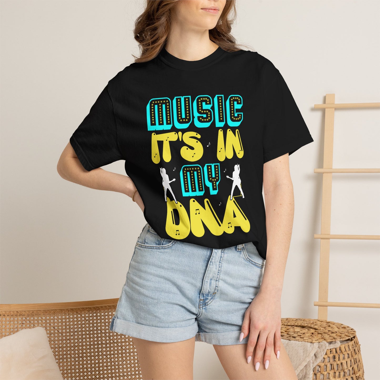 Music Graphic Design Unisex Cotton T-shirt 074