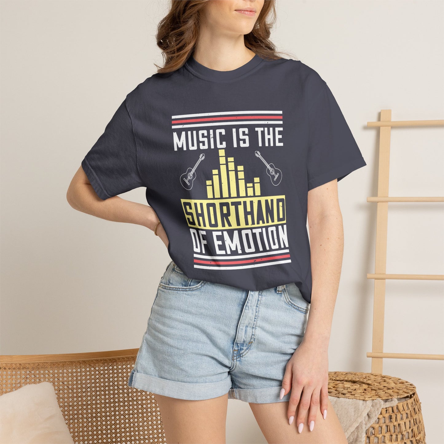 Music Graphic Design Unisex Cotton T-shirt m34