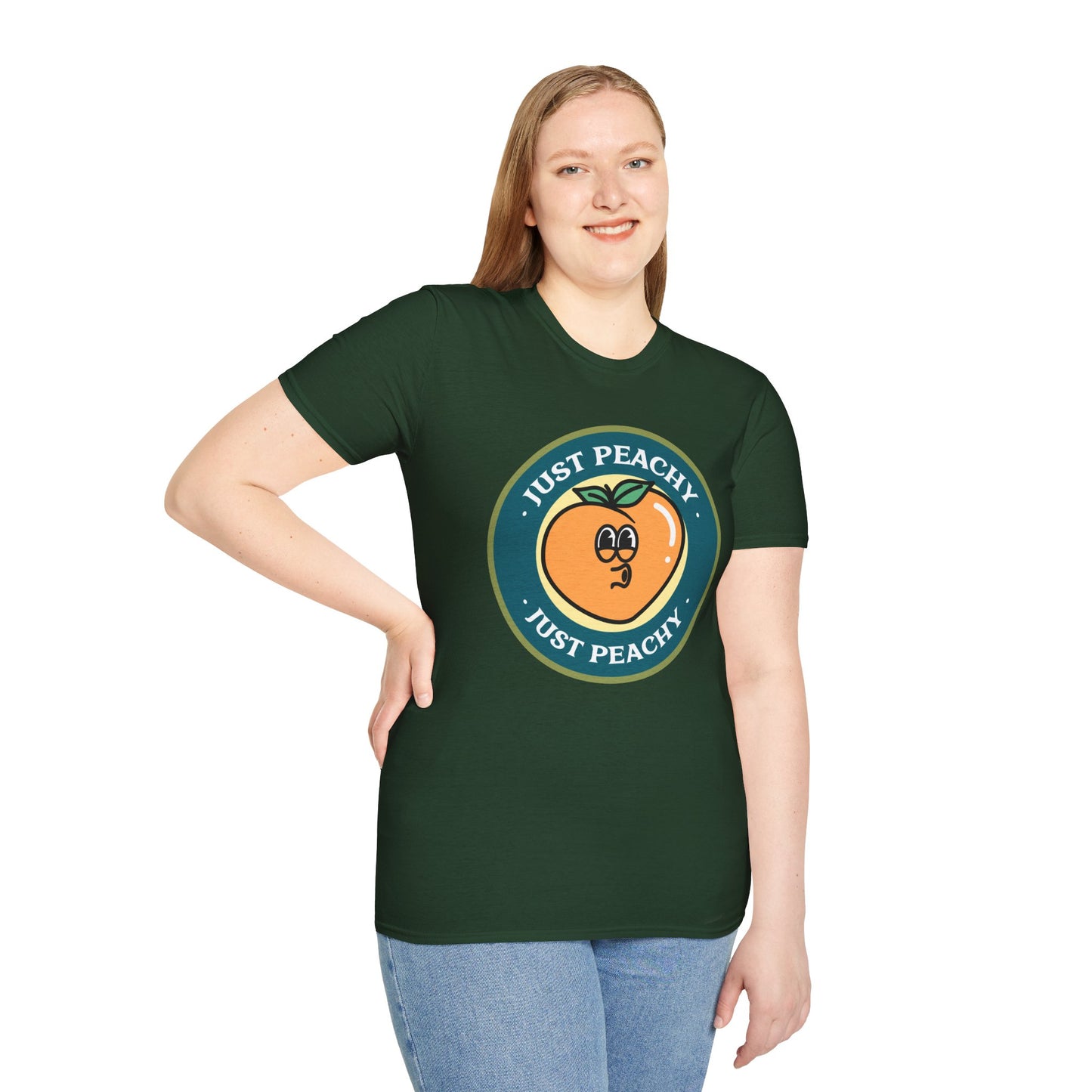 Food Tees, Funny Food T Shirts, Funny T Shirts, Shirt with Fruits, Shirt with Peach