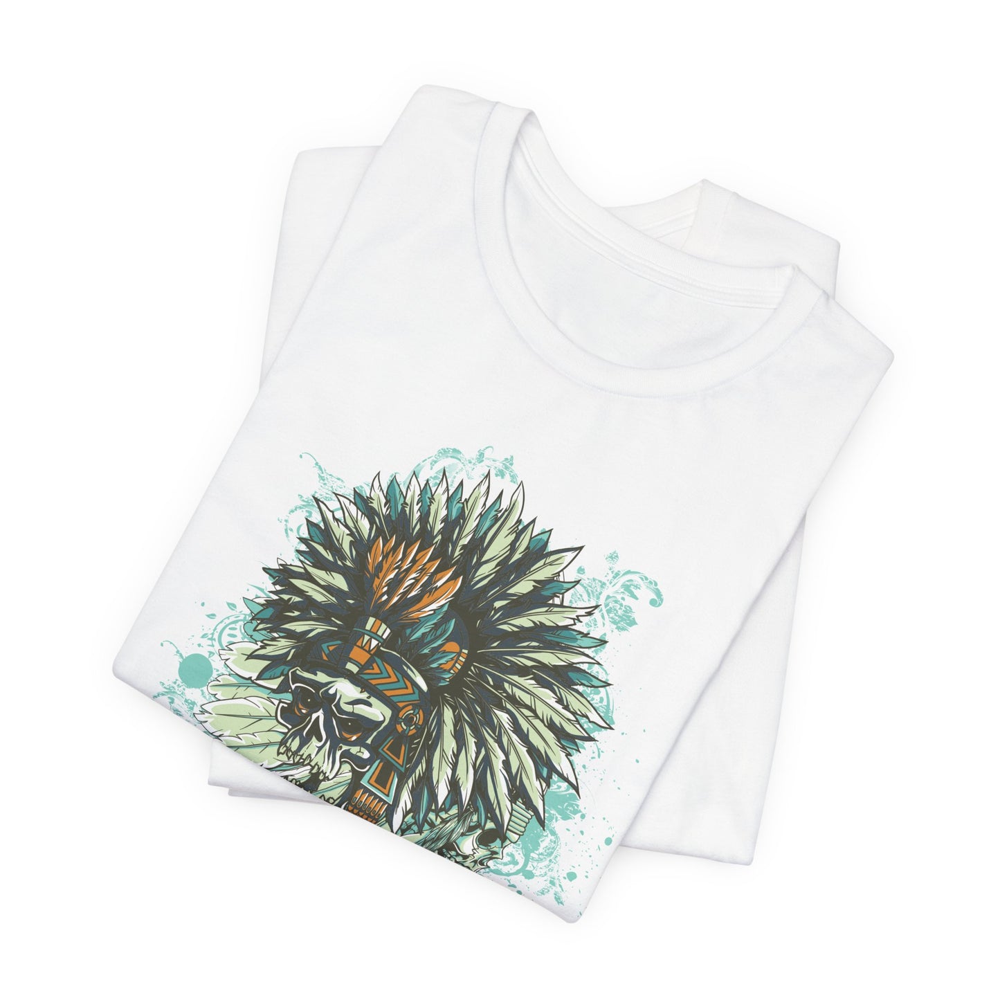 Skull Graphic Design Unisex Cotton Tee Shirt Art-14