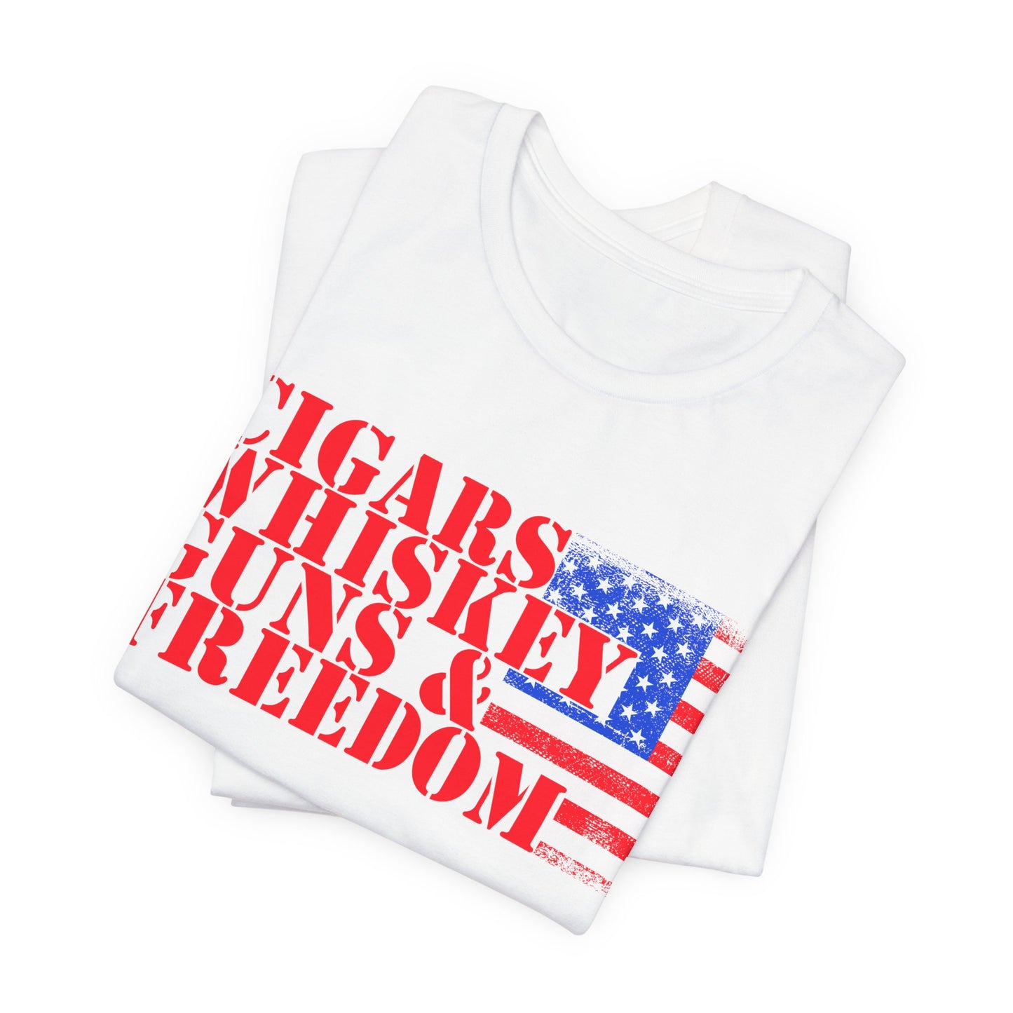 American Flag Graphic Unisex Cotton T-Shirt a2