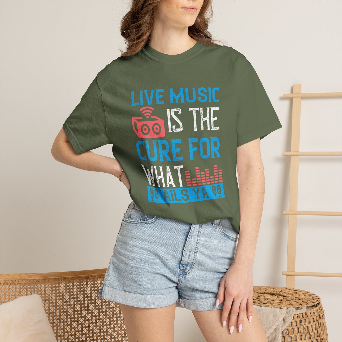 Music Graphic Design Unisex Cotton T-shirt m20